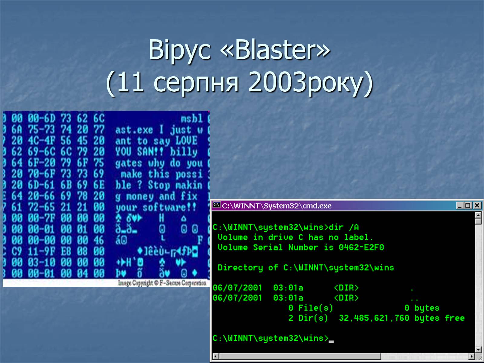 Презентація на тему «Цікаві комп’ютерні віруси» - Слайд #11 Презентація на тему «Цікаві комп’ютерні віруси» - Слайд #11