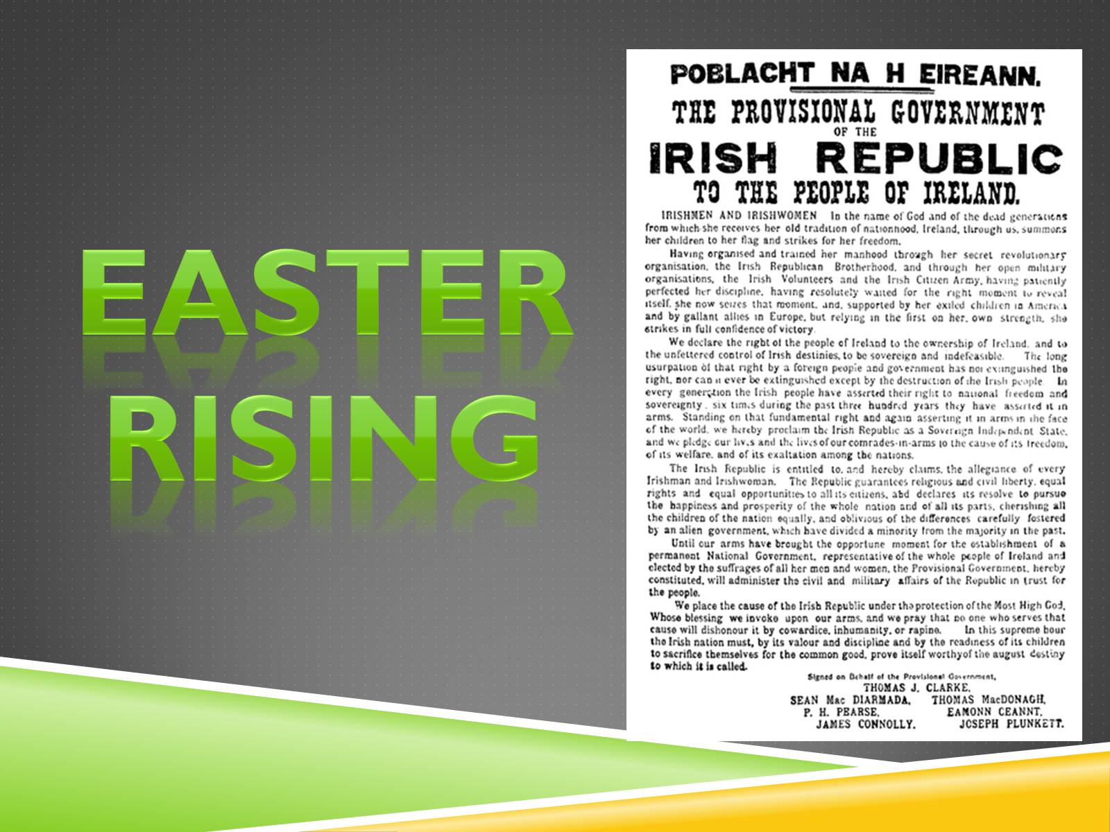 Презентація на тему «Significant events and famous people of Ireland» - Слайд #8 Презентація на тему «Significant events and famous people of Ireland» - Слайд #8