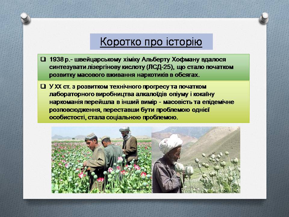 Презентація на тему «Наркоманія. Види наркотиків» - Слайд #4 Презентація на тему «Наркоманія. Види наркотиків» - Слайд #4