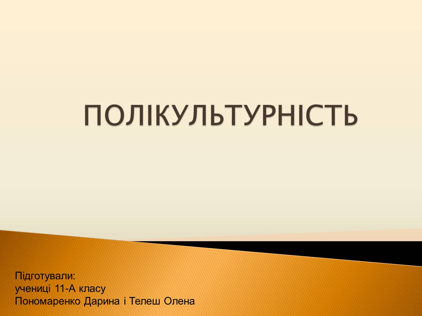 Презентація на тему «Полікультурність» (варіант 3) - Слайд #1 Презентація на тему «Полікультурність» (варіант 3) - Слайд #1
