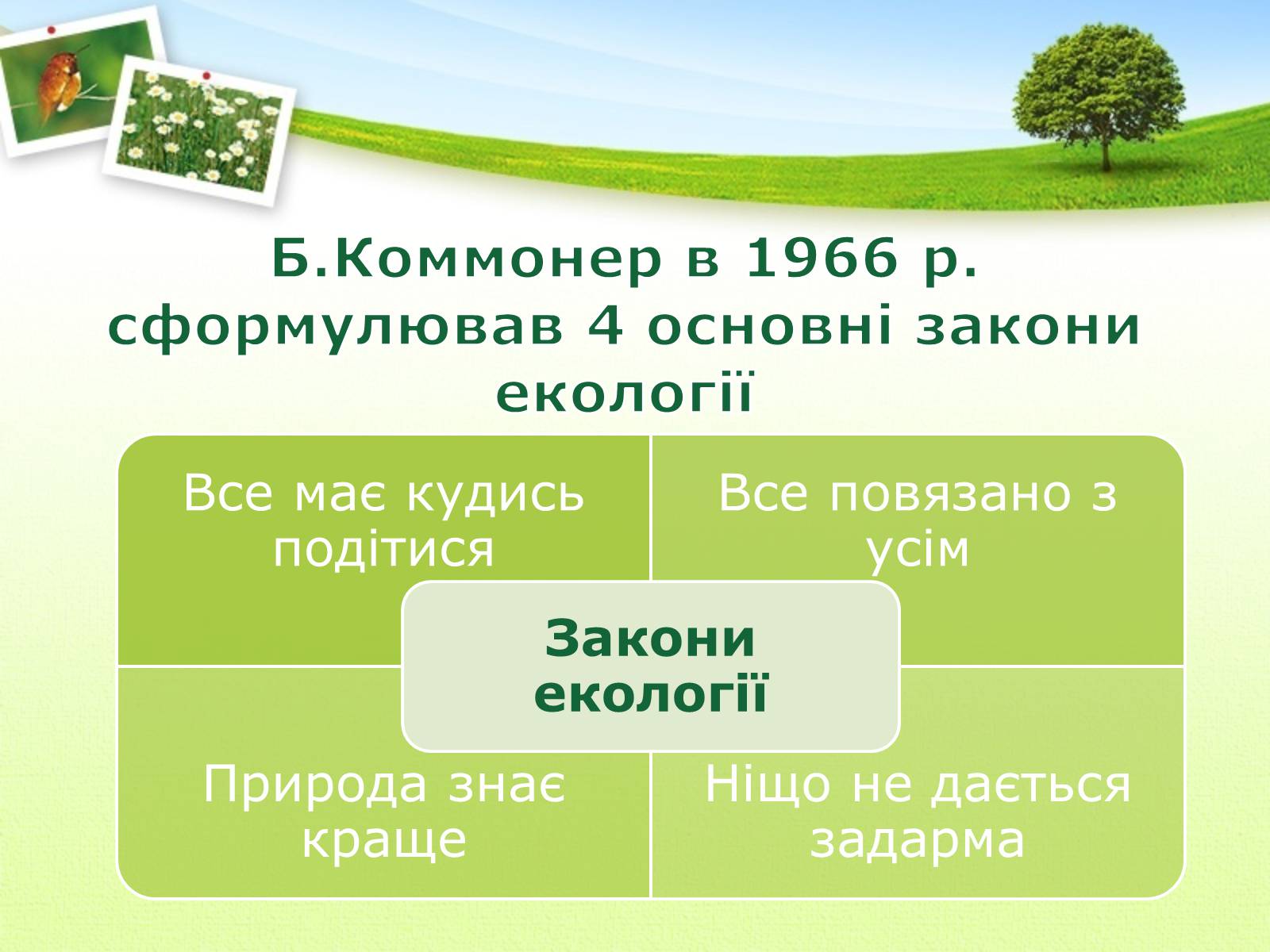 Презентація на тему «Екологія як наука про довкілля» (варіант 2) - Слайд #26 Презентація на тему «Екологія як наука про довкілля» (варіант 2) - Слайд #26