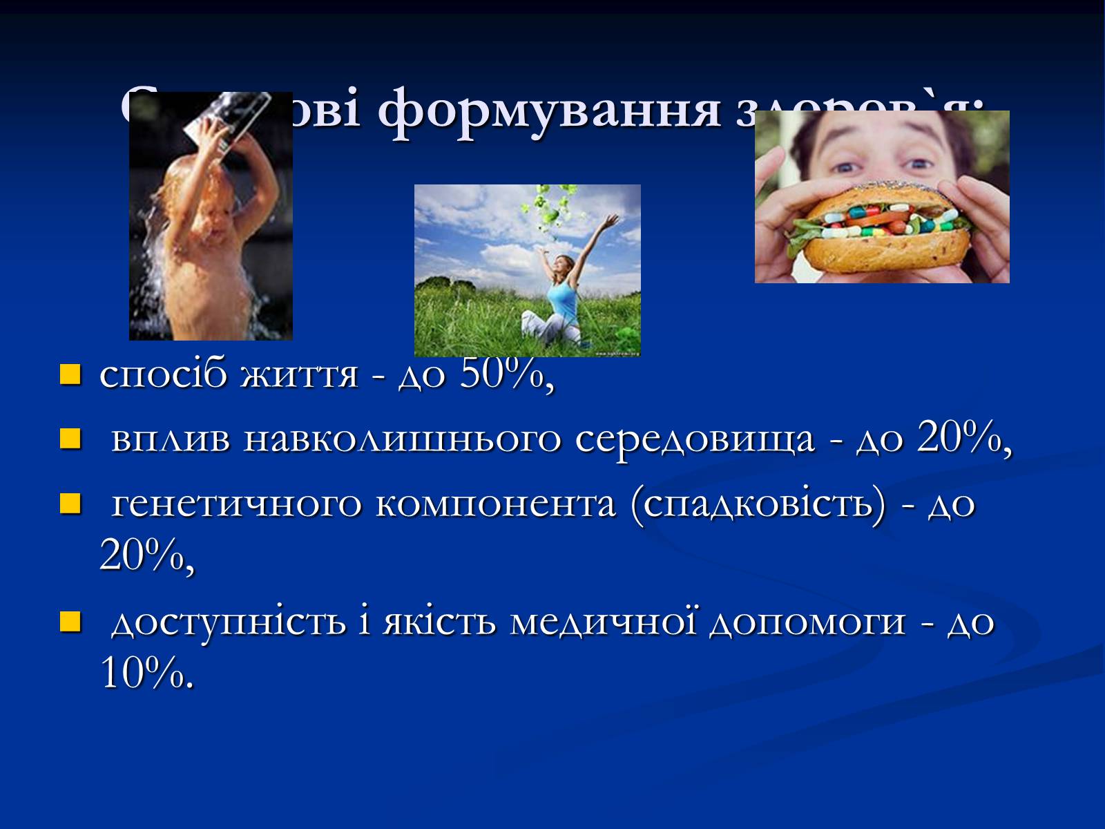 Презентація на тему «Здоров’я людини і навколишнє середовище» - Слайд #5 Презентація на тему «Здоров’я людини і навколишнє середовище» - Слайд #5