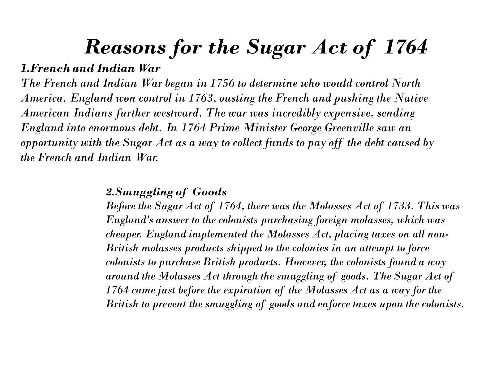 Презентація на тему «The Sugar Act in 1764» - Слайд #3 Презентація на тему «The Sugar Act in 1764» - Слайд #3