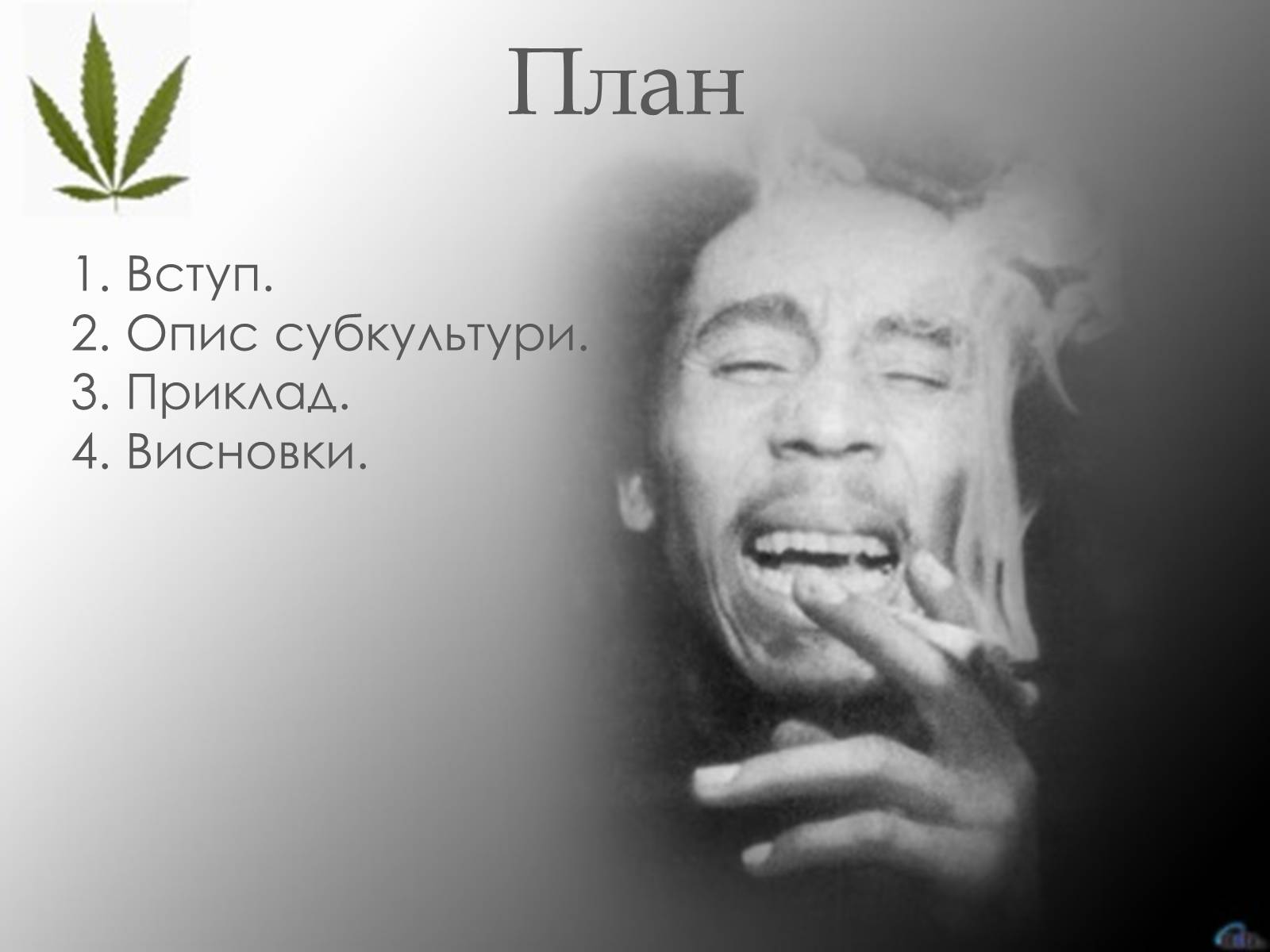 Презентація на тему «Субкультура растаманів» - Слайд #2 Презентація на тему «Субкультура растаманів» - Слайд #2