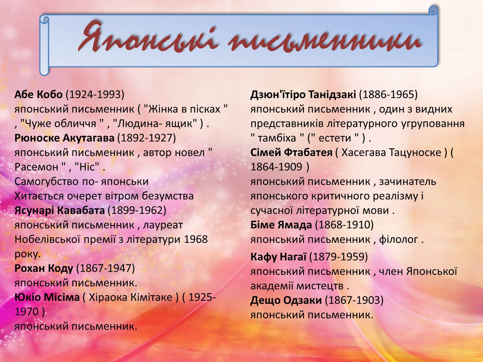Презентація на тему «Культура Японії» (варіант 1) - Слайд #12 Презентація на тему «Культура Японії» (варіант 1) - Слайд #12