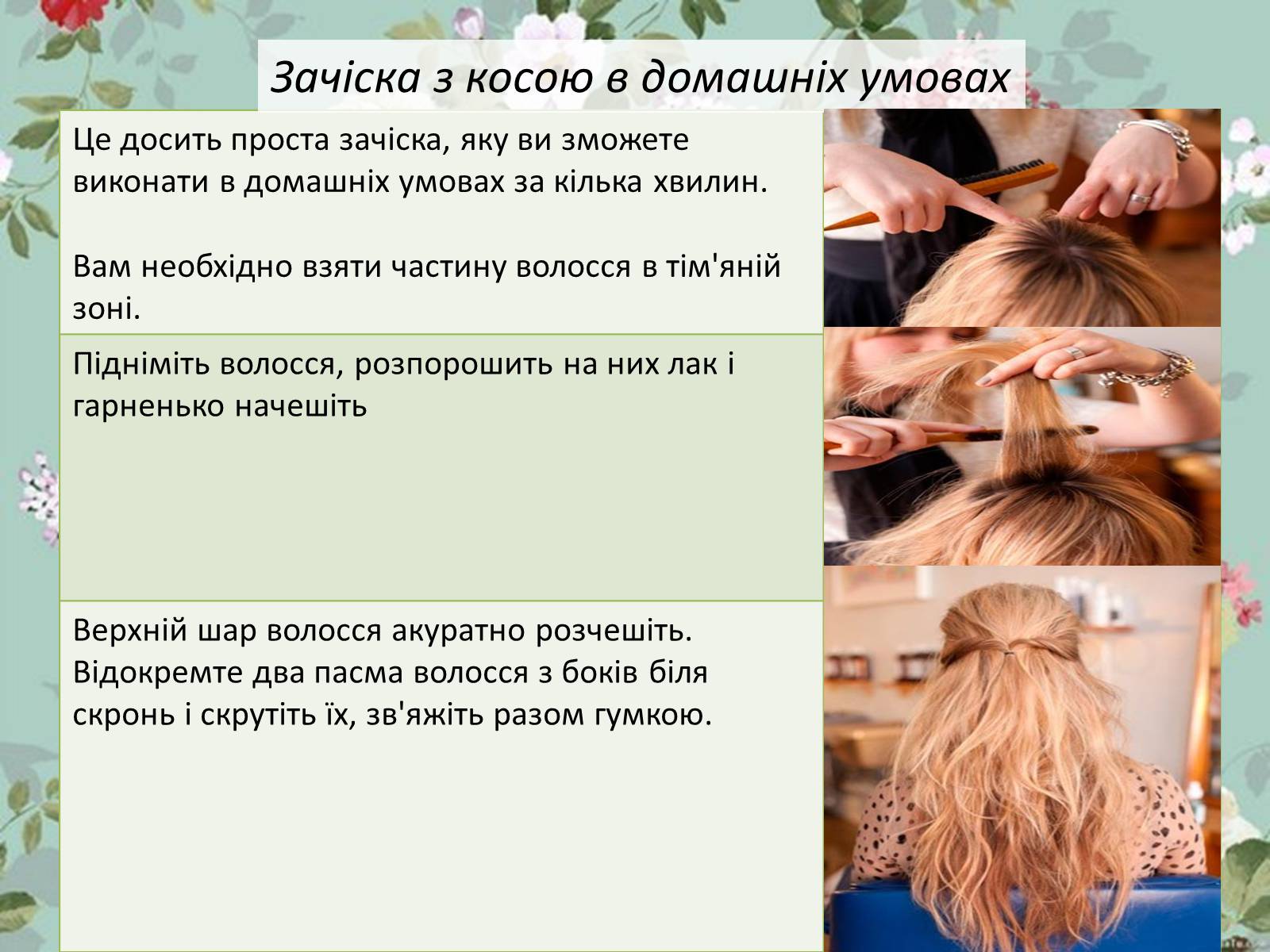 Презентація на тему «Зачіски з косами» - Слайд #8 Презентація на тему «Зачіски з косами» - Слайд #8