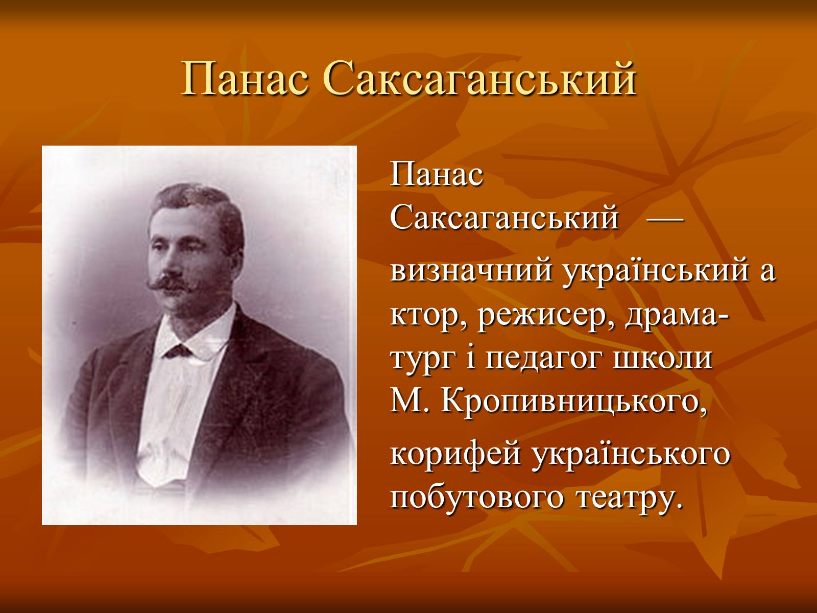 Презентація на тему «Театр в Україні в кінці XIX – на початку XX ст» - Слайд #12 Презентація на тему «Театр в Україні в кінці XIX – на початку XX ст» - Слайд #12