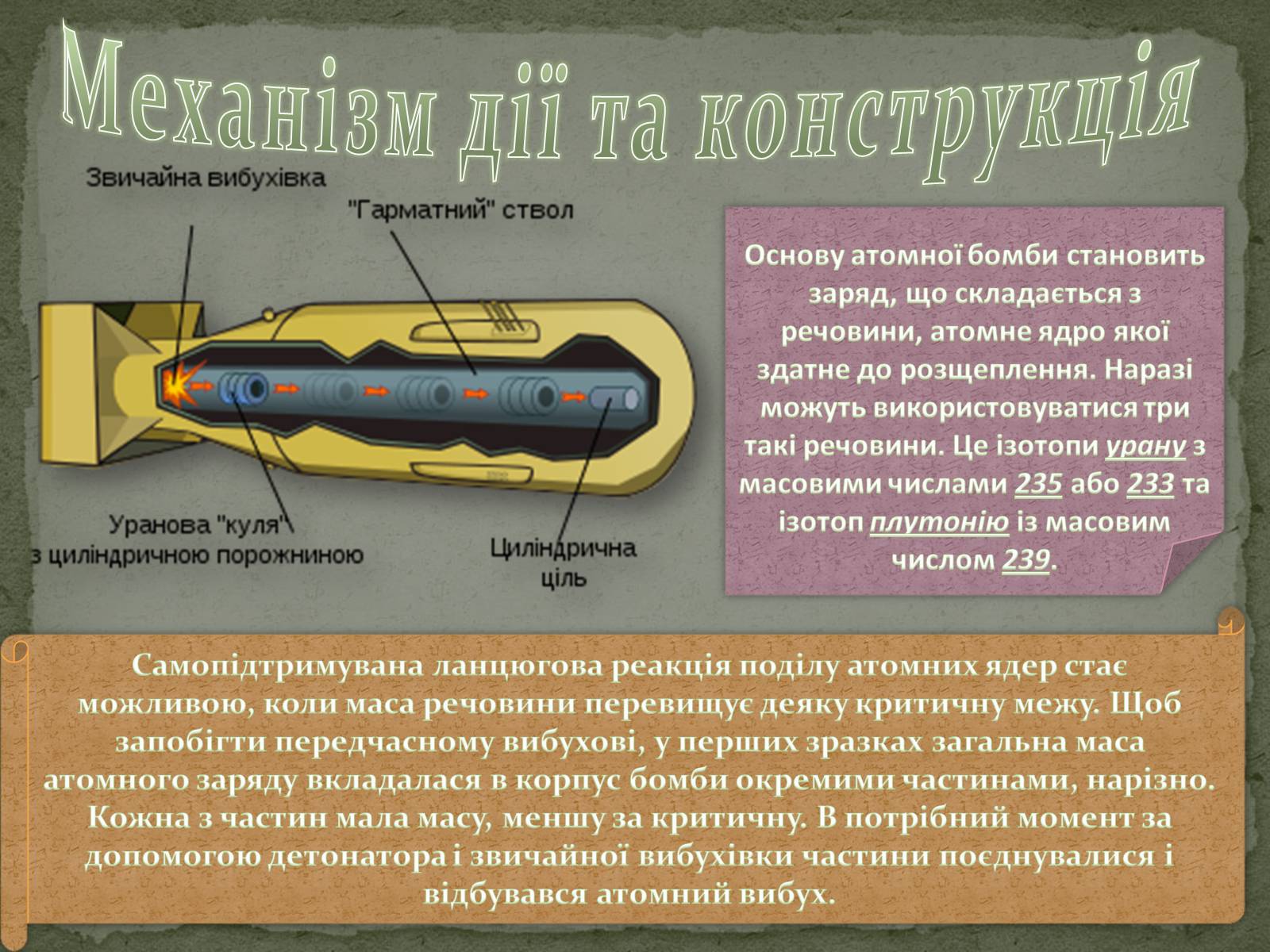 Презентація на тему «Атомна Бомба» (варіант 2) - Слайд #3 Презентація на тему «Атомна Бомба» (варіант 2) - Слайд #3