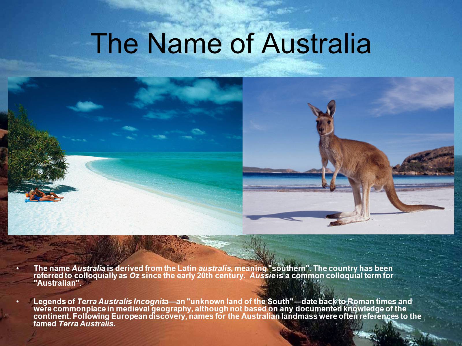 Презентація на тему «Australia» (варіант 6) - Слайд #5 Презентація на тему «Australia» (варіант 6) - Слайд #5