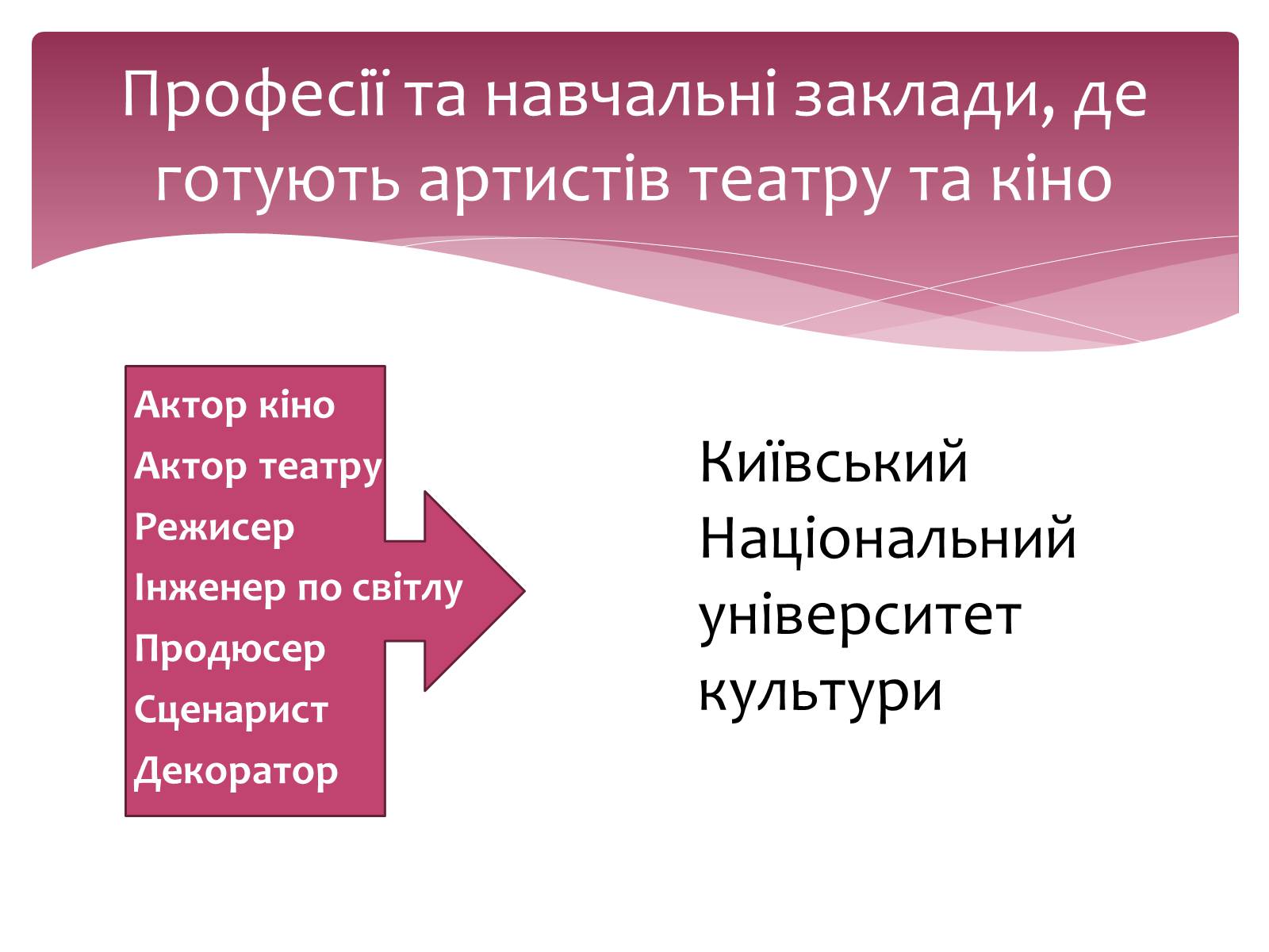 Презентація на тему «Екранні мистецтва» - Слайд #17 Презентація на тему «Екранні мистецтва» - Слайд #17
