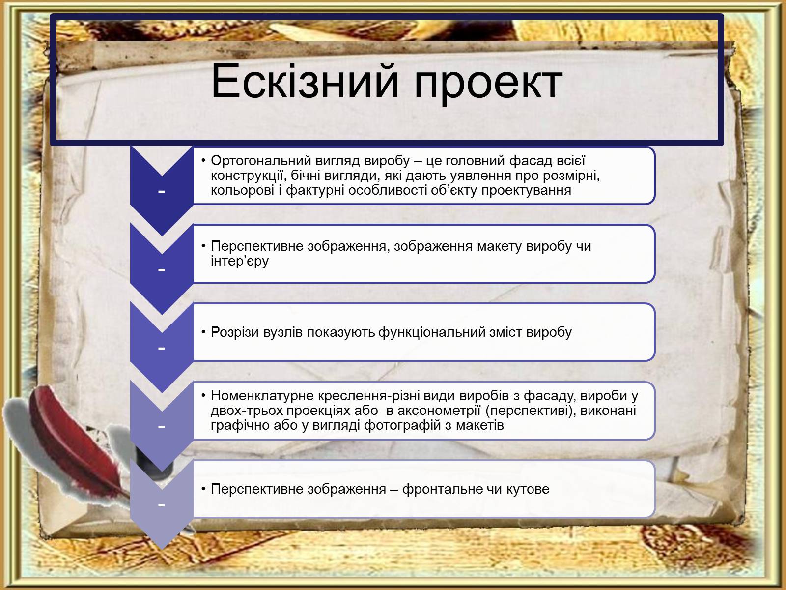 Презентація на тему «Етапи та стадії виробничого й навчального проектування» - Слайд #9 Презентація на тему «Етапи та стадії виробничого й навчального проектування» - Слайд #9