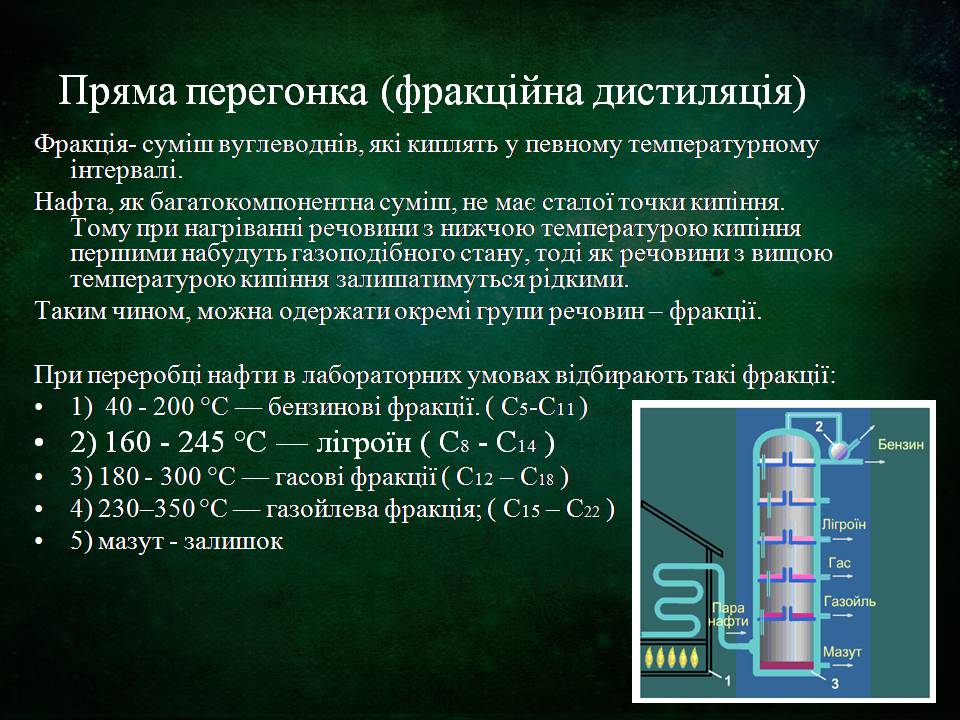 Презентація на тему «Склад, властивості, продукти перегонки нафти» - Слайд #5 Презентація на тему «Склад, властивості, продукти перегонки нафти» - Слайд #5
