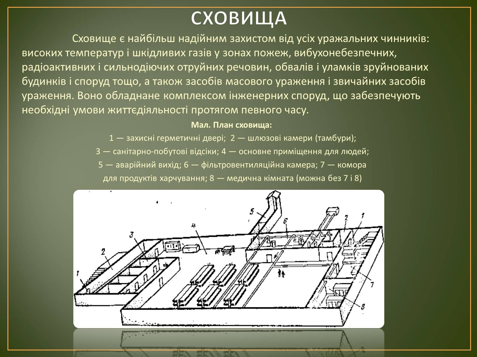 Презентація на тему «Захисні споруди» - Слайд #8 Презентація на тему «Захисні споруди» - Слайд #8