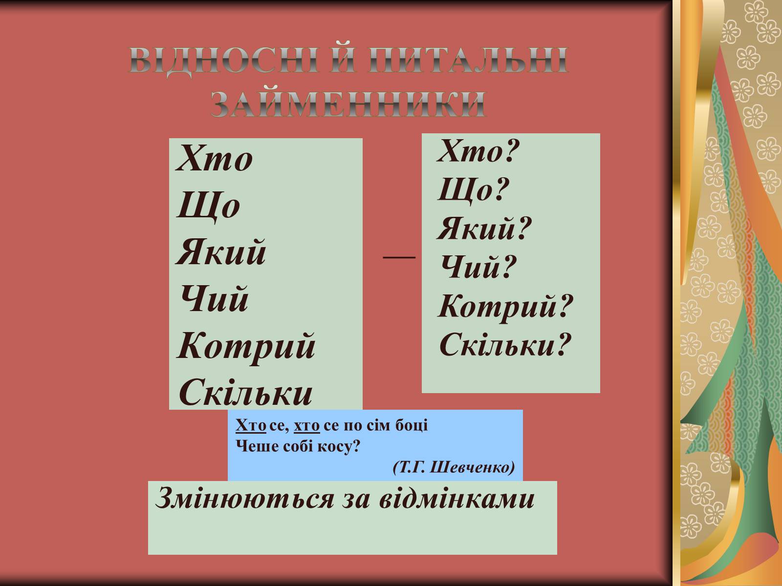 Презентація на тему «Займенник як частина мови» - Слайд #6 Презентація на тему «Займенник як частина мови» - Слайд #6