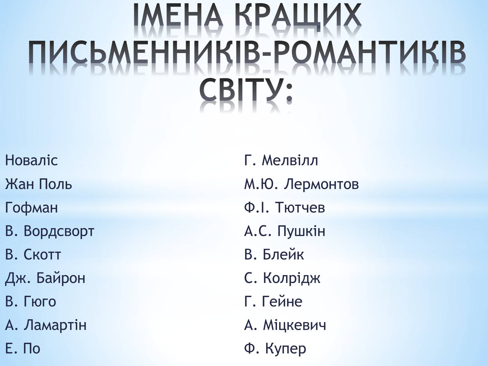 Презентація на тему «РОмантизм» (варіант 3) - Слайд #25 Презентація на тему «РОмантизм» (варіант 3) - Слайд #25