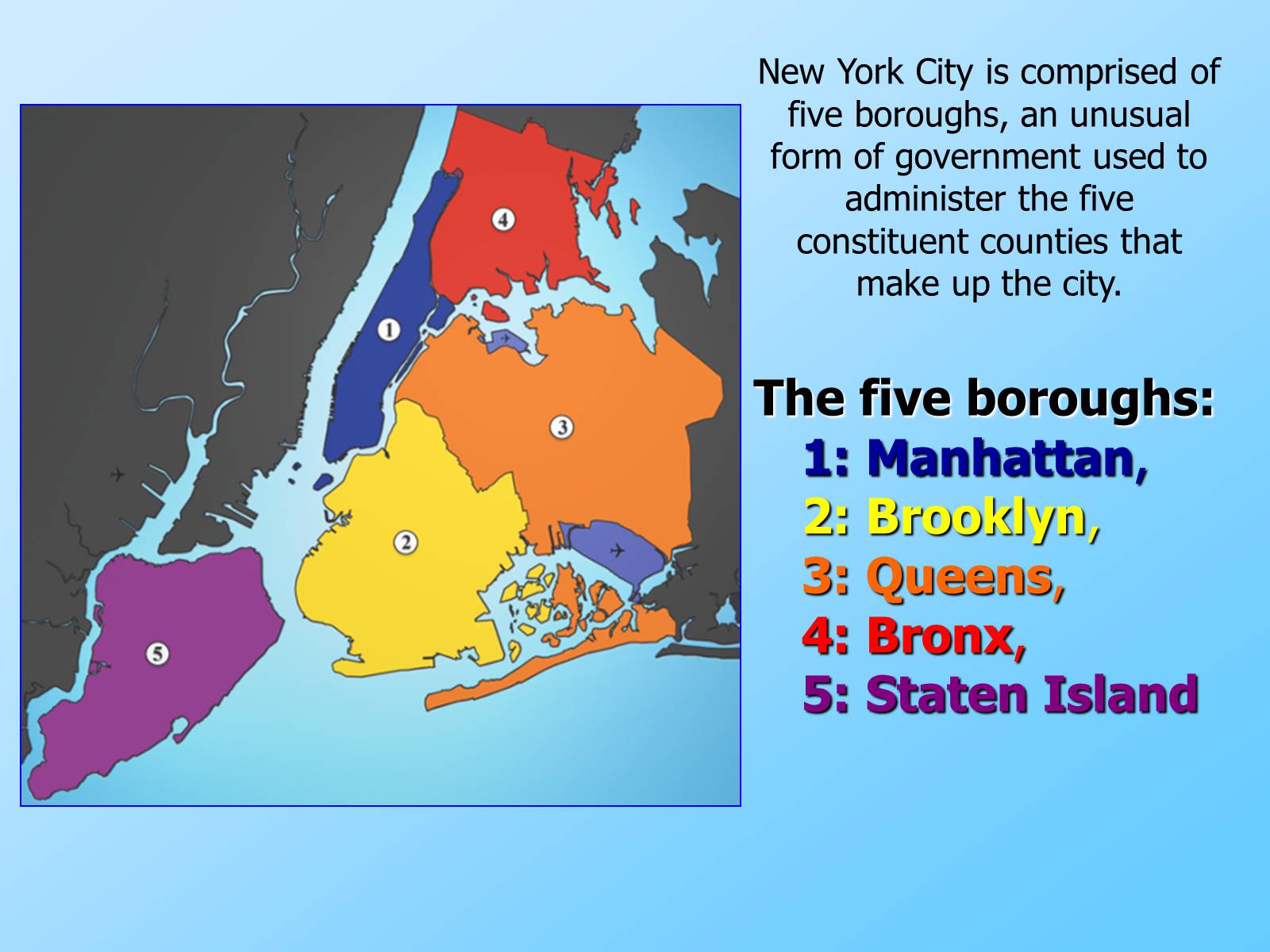 Презентація на тему «New York City» (варіант 6) - Слайд #4 Презентація на тему «New York City» (варіант 6) - Слайд #4