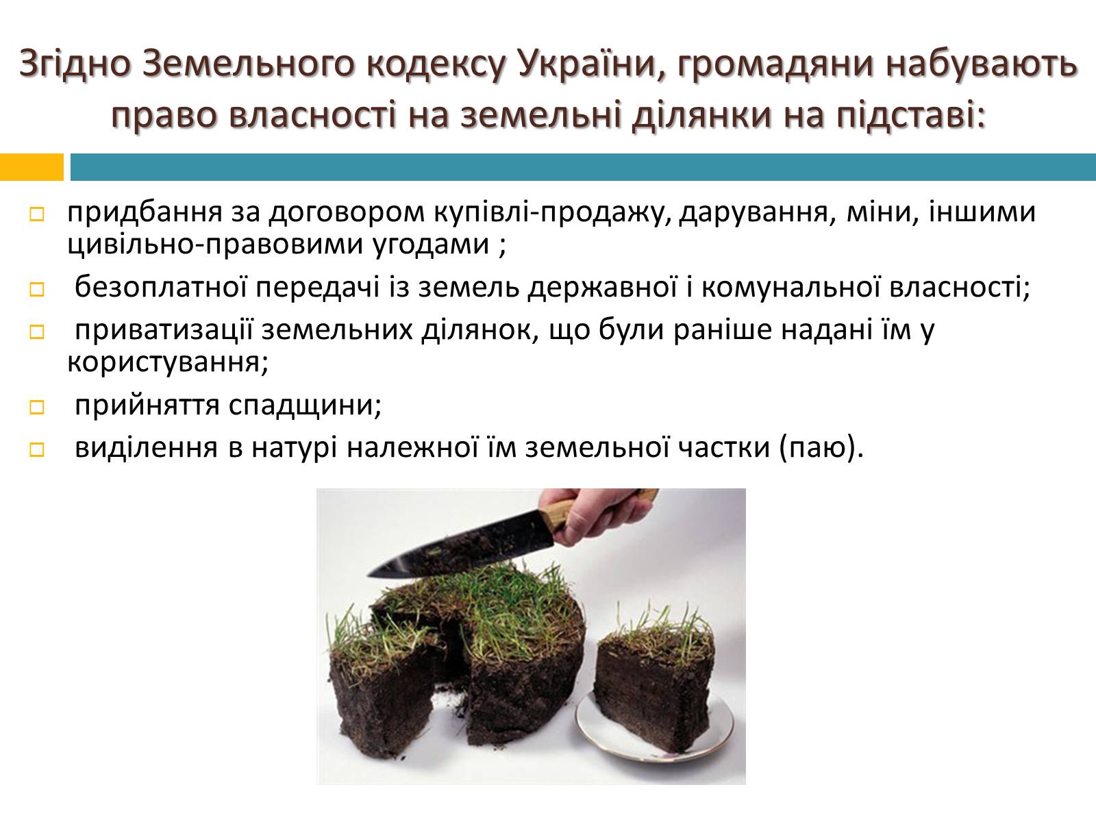 Презентація на тему «Ринок землі» (варіант 2) - Слайд #10 Презентація на тему «Ринок землі» (варіант 2) - Слайд #10