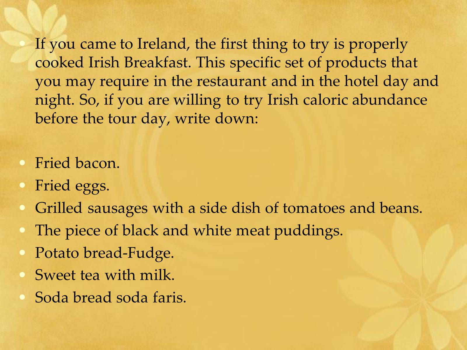 Презентація на тему «Irish cuisine» - Слайд #3 Презентація на тему «Irish cuisine» - Слайд #3