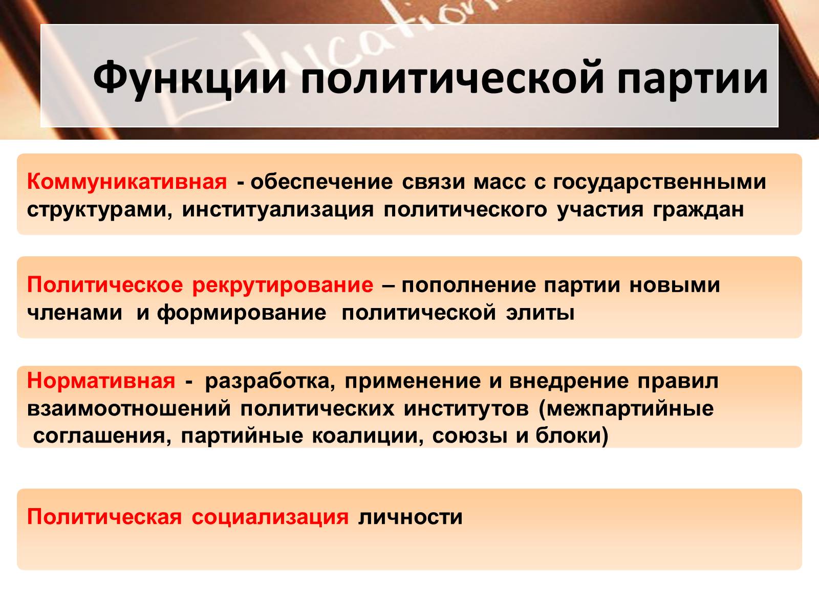 Презентація на тему «Политические партии» - Слайд #8 Презентація на тему «Политические партии» - Слайд #8