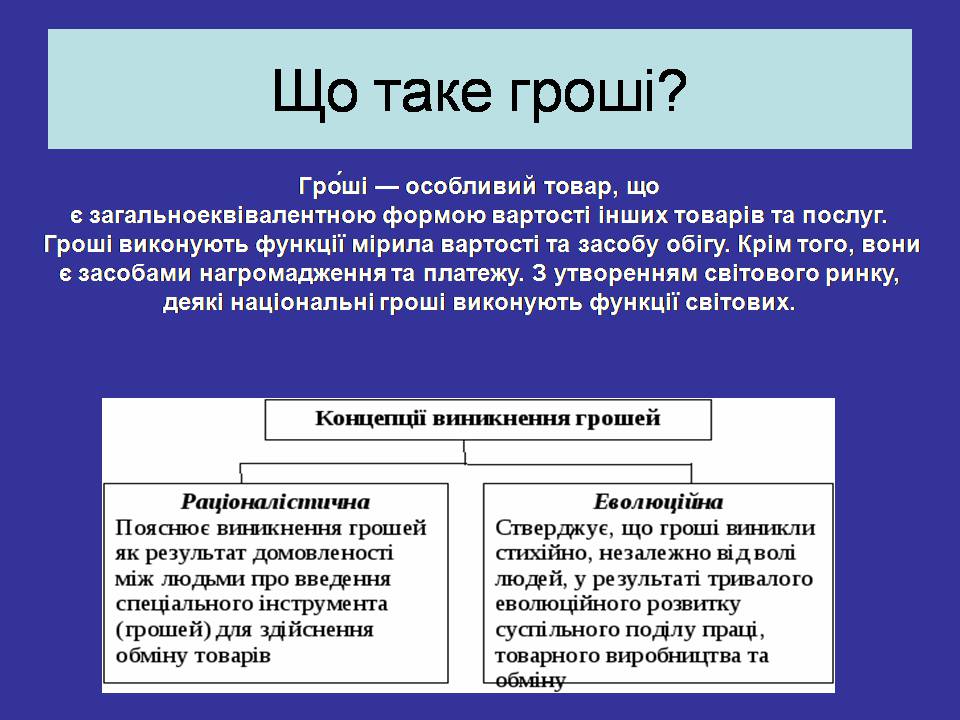 Презентація на тему «Гроші. Електронні гроші» - Слайд #2 Презентація на тему «Гроші. Електронні гроші» - Слайд #2