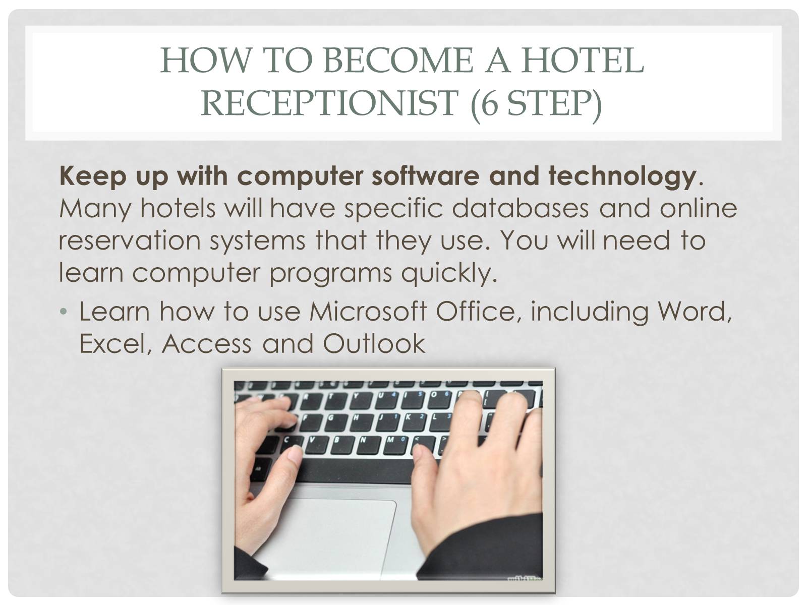Презентація на тему «The hotel receptionist» - Слайд #15 Презентація на тему «The hotel receptionist» - Слайд #15