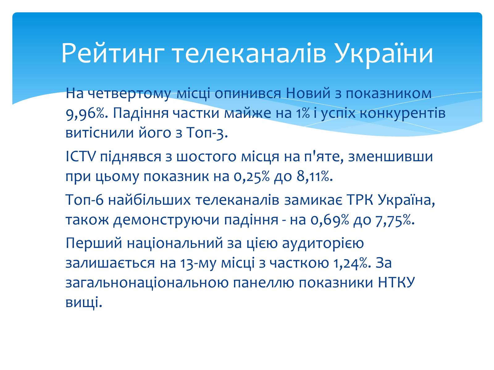 Презентація на тему «Телебачення» (варіант 2) - Слайд #7 Презентація на тему «Телебачення» (варіант 2) - Слайд #7