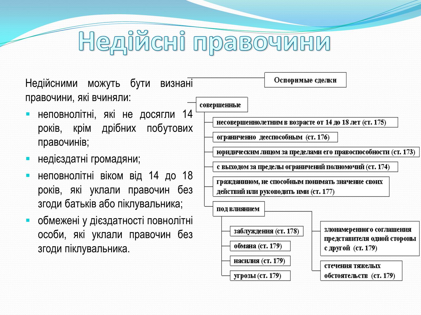 Презентація на тему «Цивільно-правові правочини» - Слайд #13 Презентація на тему «Цивільно-правові правочини» - Слайд #13