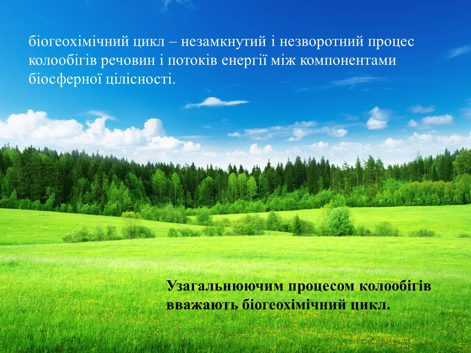 Презентація на тему «Колообіг речовин і потоки енергії як основні системоутворювальні чинники» (варіант 3) - Слайд #4 Презентація на тему «Колообіг речовин і потоки енергії як основні системоутворювальні чинники» (варіант 3) - Слайд #4