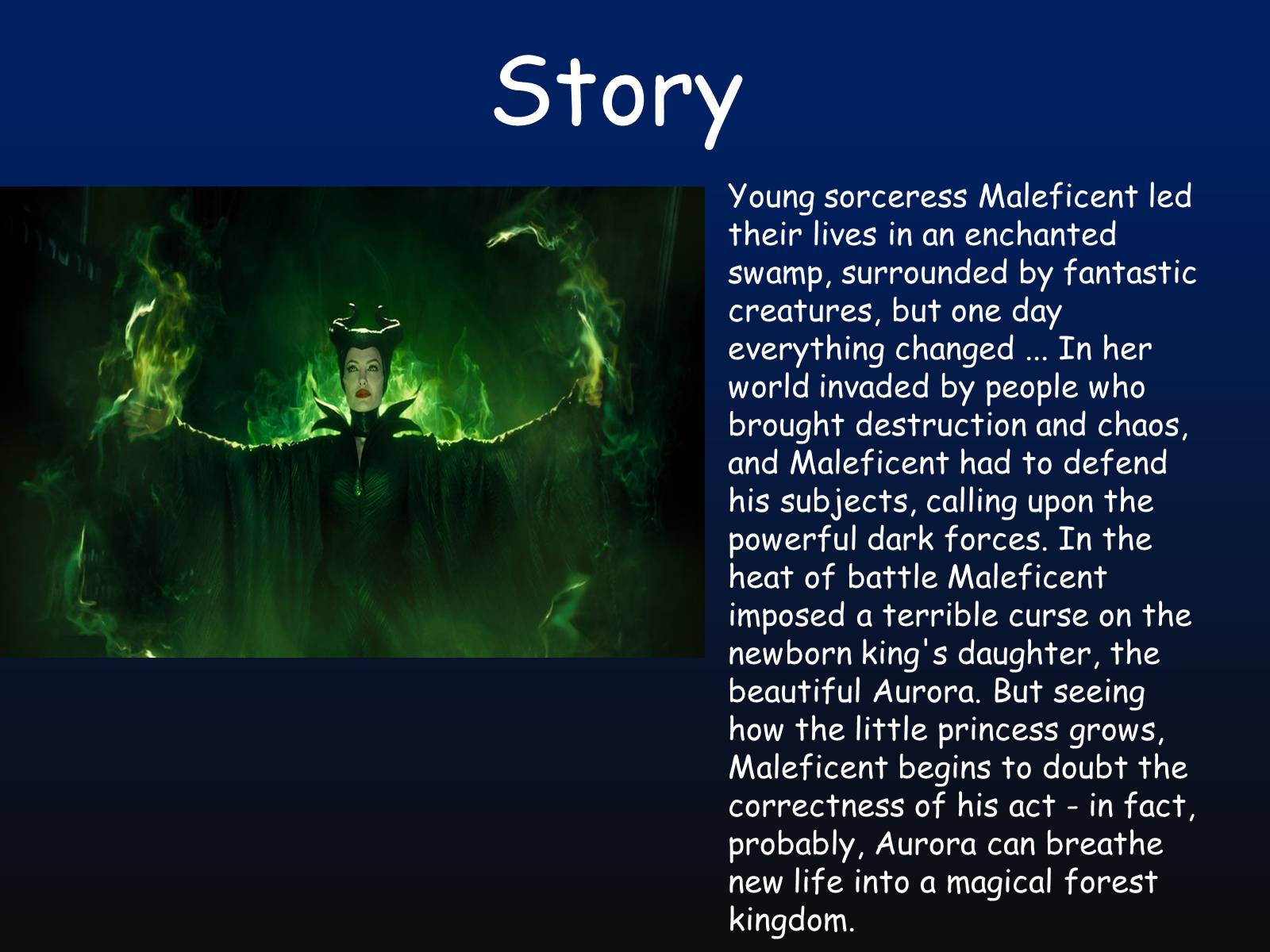 Презентація на тему «Maleficent» - Слайд #3 Презентація на тему «Maleficent» - Слайд #3