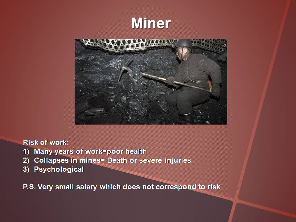 Презентація на тему «The most dangerous jobs» - Слайд #5