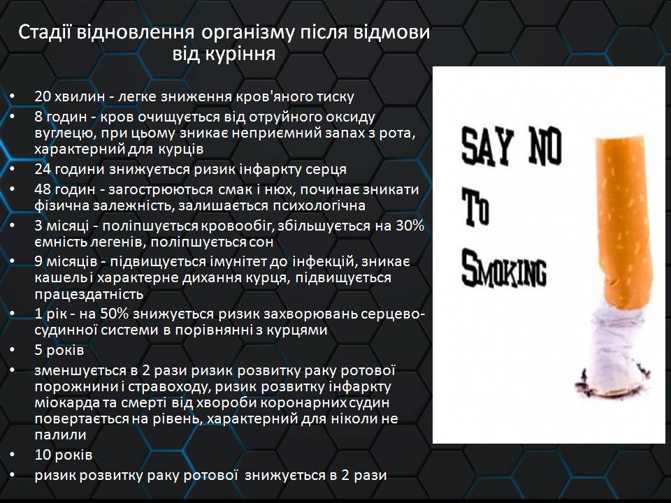 Презентація на тему «Куріння» (варіант 11) - Слайд #13 Презентація на тему «Куріння» (варіант 11) - Слайд #13