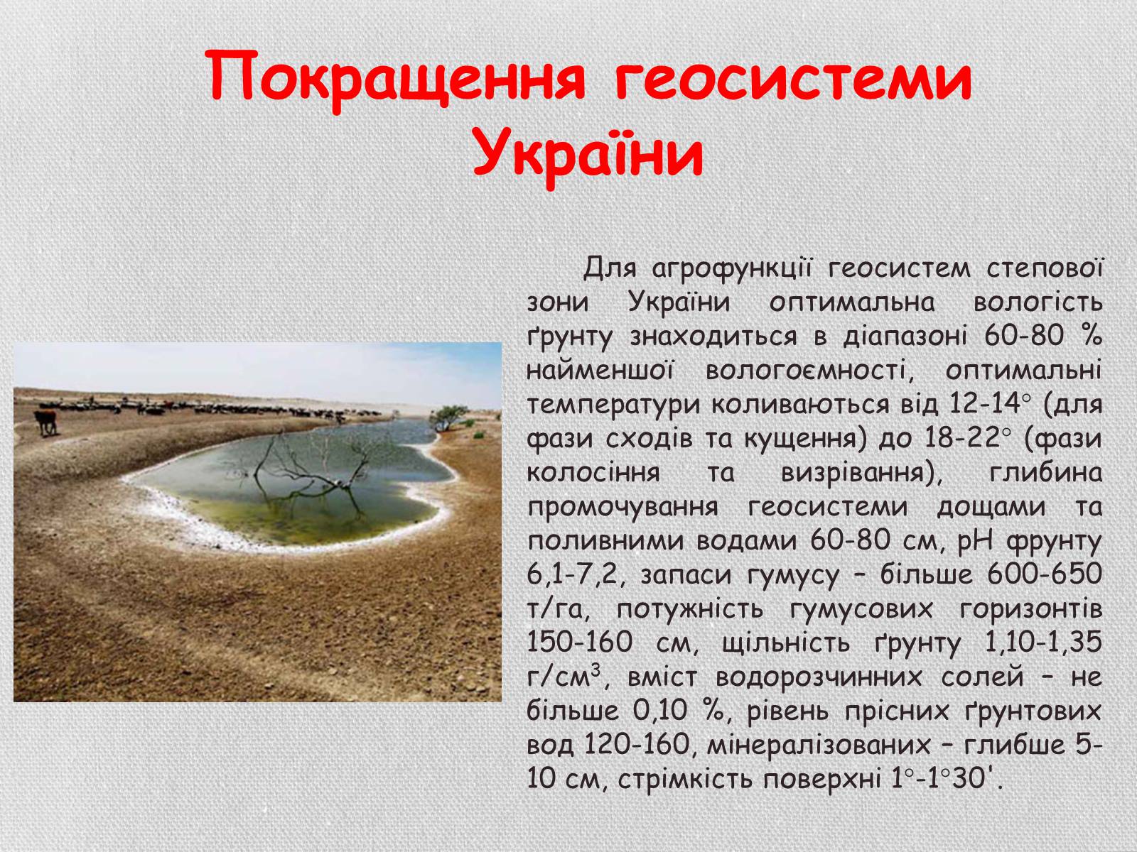 Презентація на тему «Деградація грунтів України» - Слайд #16 Презентація на тему «Деградація грунтів України» - Слайд #16