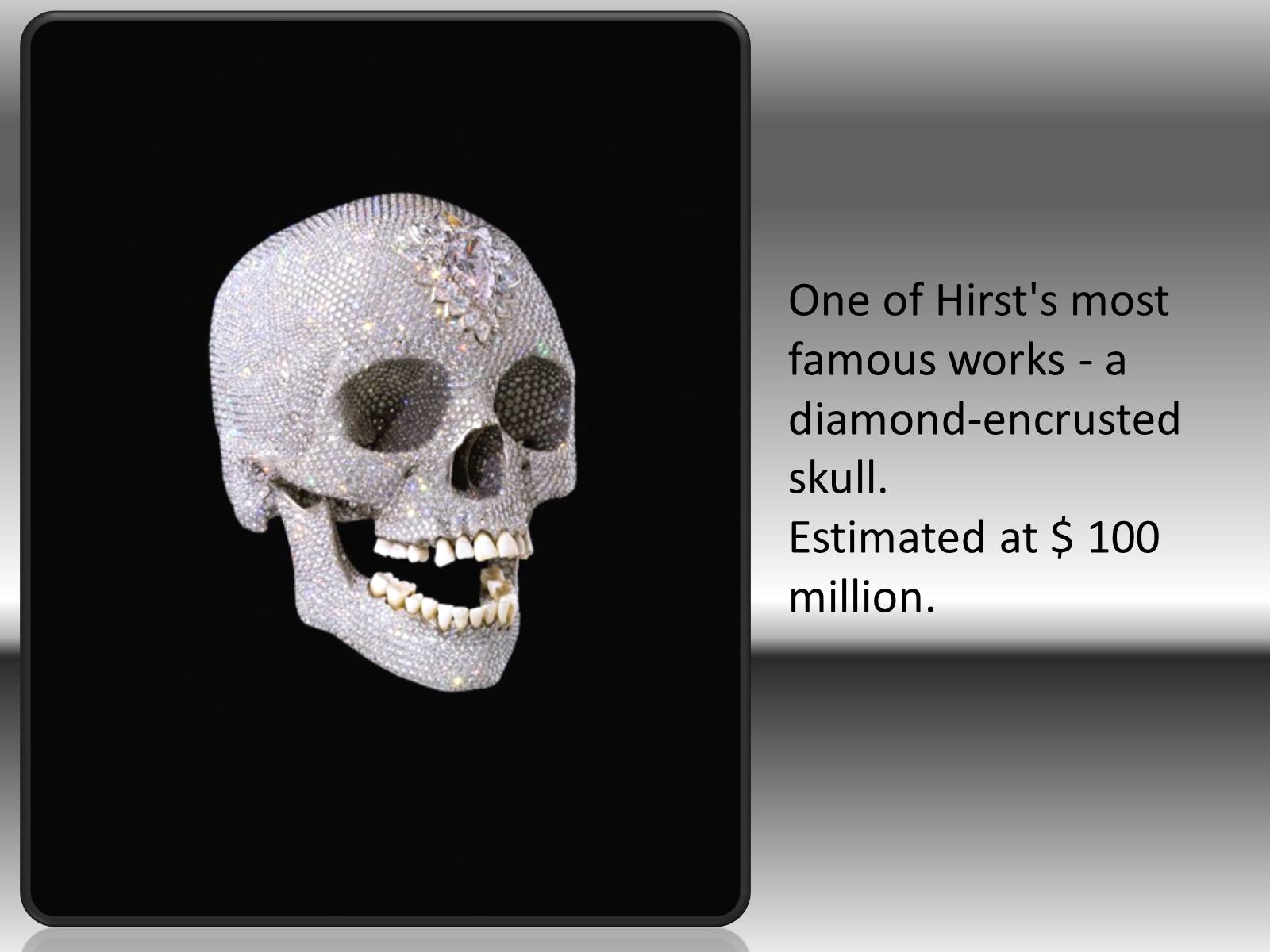 Презентація на тему «Damien Hirst» - Слайд #6 Презентація на тему «Damien Hirst» - Слайд #6