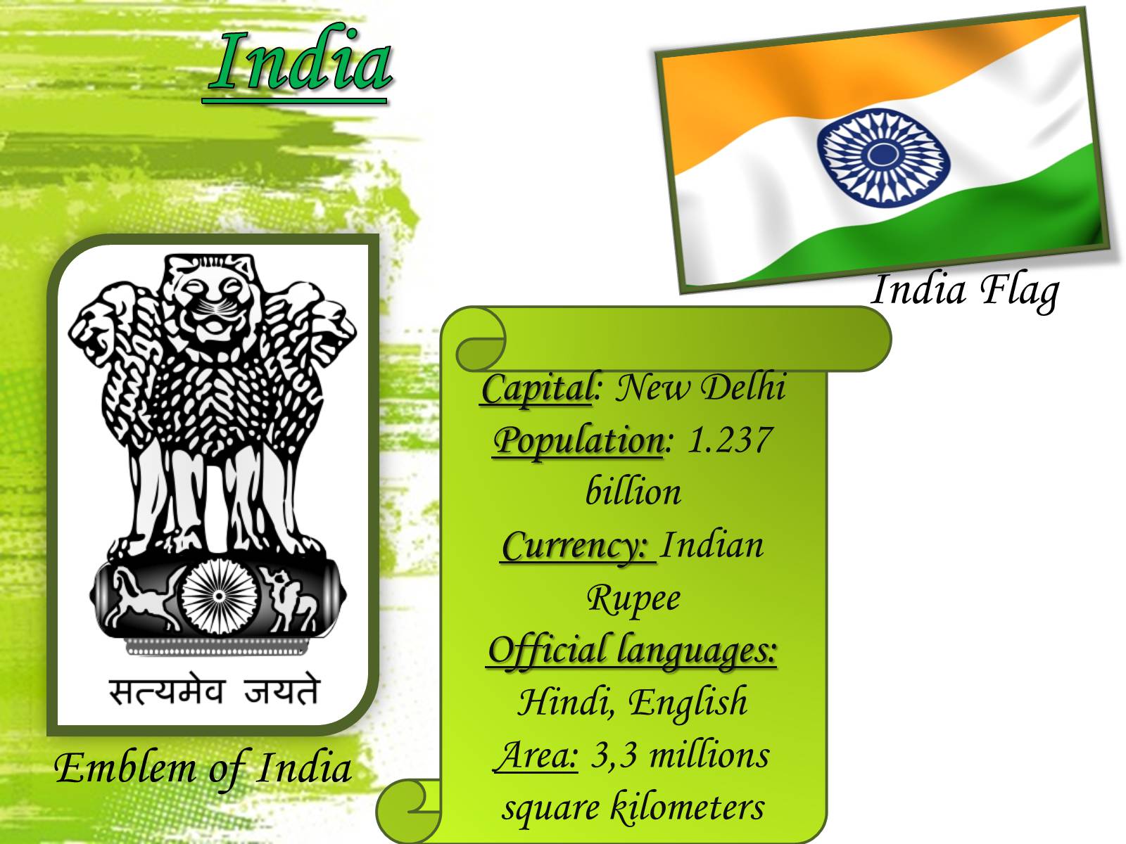 Презентація на тему «India» (варіант 2) - Слайд #3 Презентація на тему «India» (варіант 2) - Слайд #3
