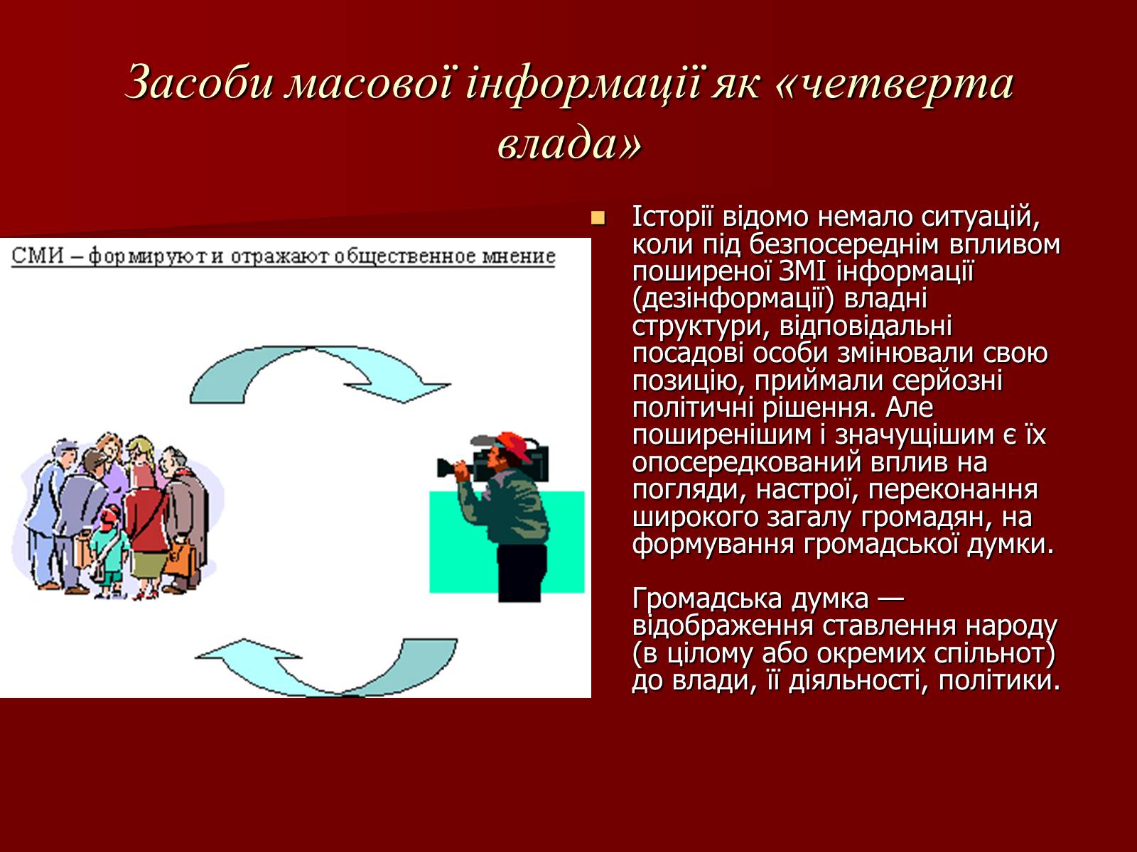 Презентація на тему «Засоби масової інформації» (варіант 10) - Слайд #5
