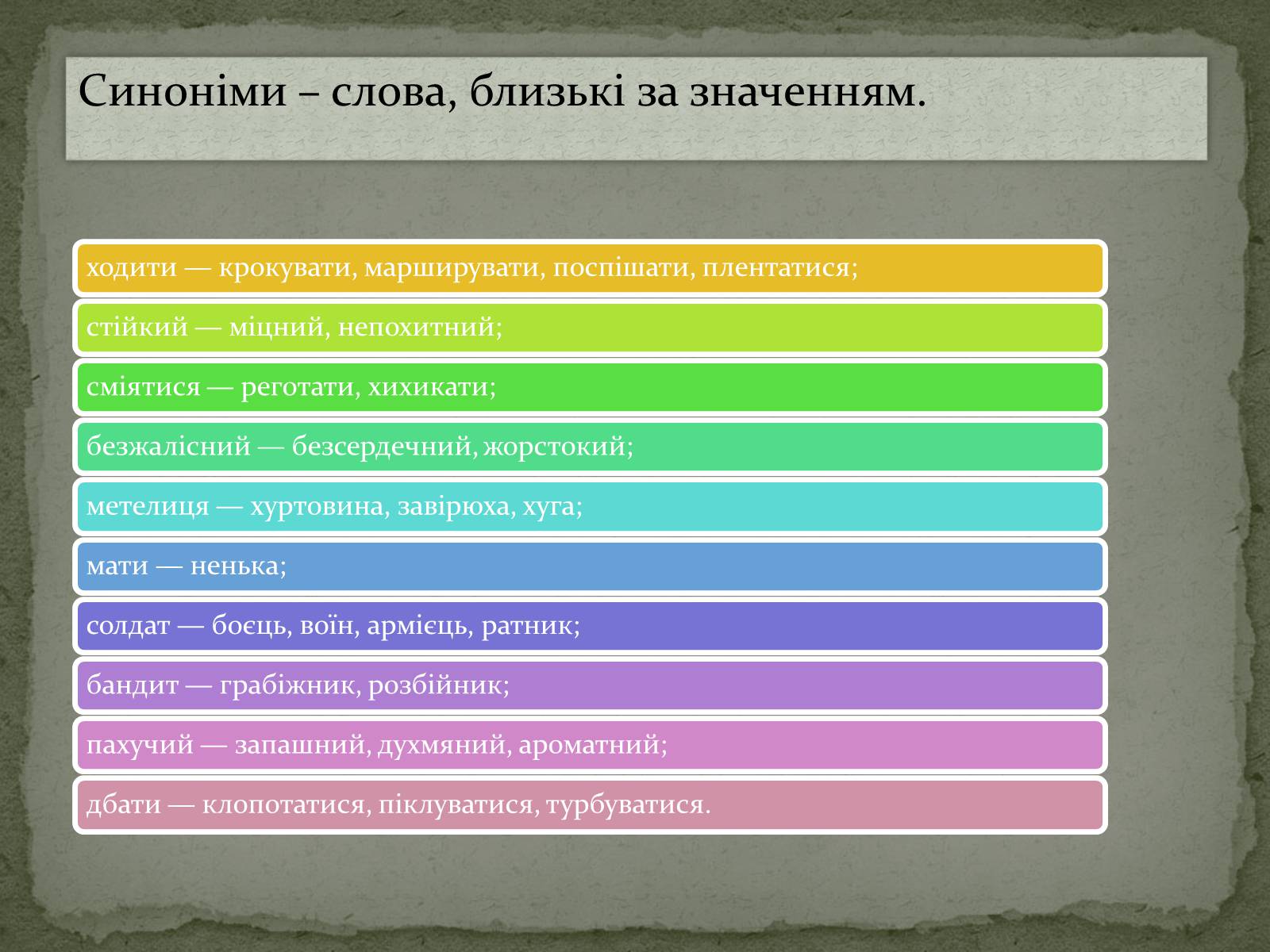 Презентація на тему «Лексика» - Слайд #7 Презентація на тему «Лексика» - Слайд #7