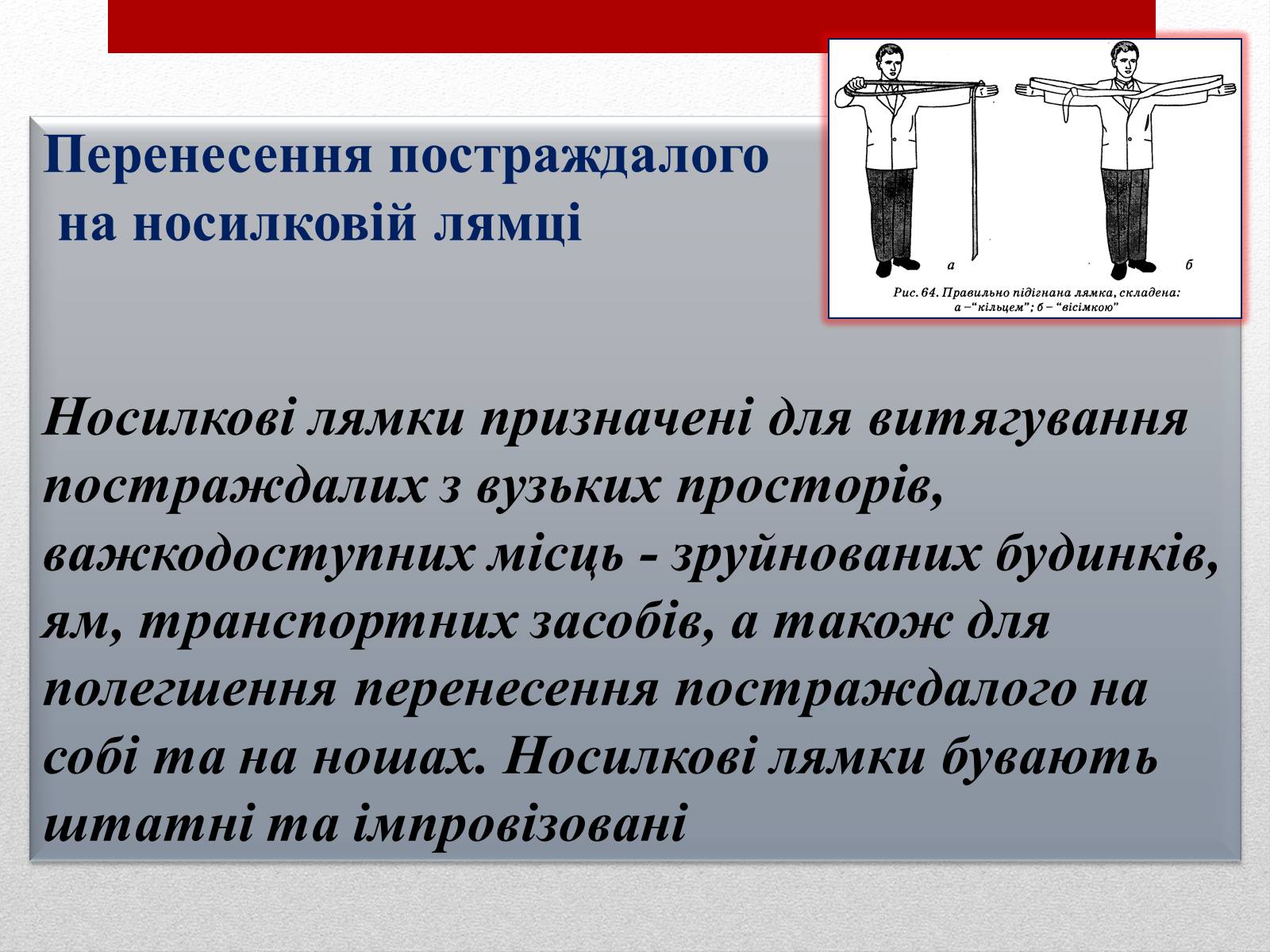 Презентація на тему «Основні способи реанімації і транспортування постраждалого» - Слайд #20 Презентація на тему «Основні способи реанімації і транспортування постраждалого» - Слайд #20