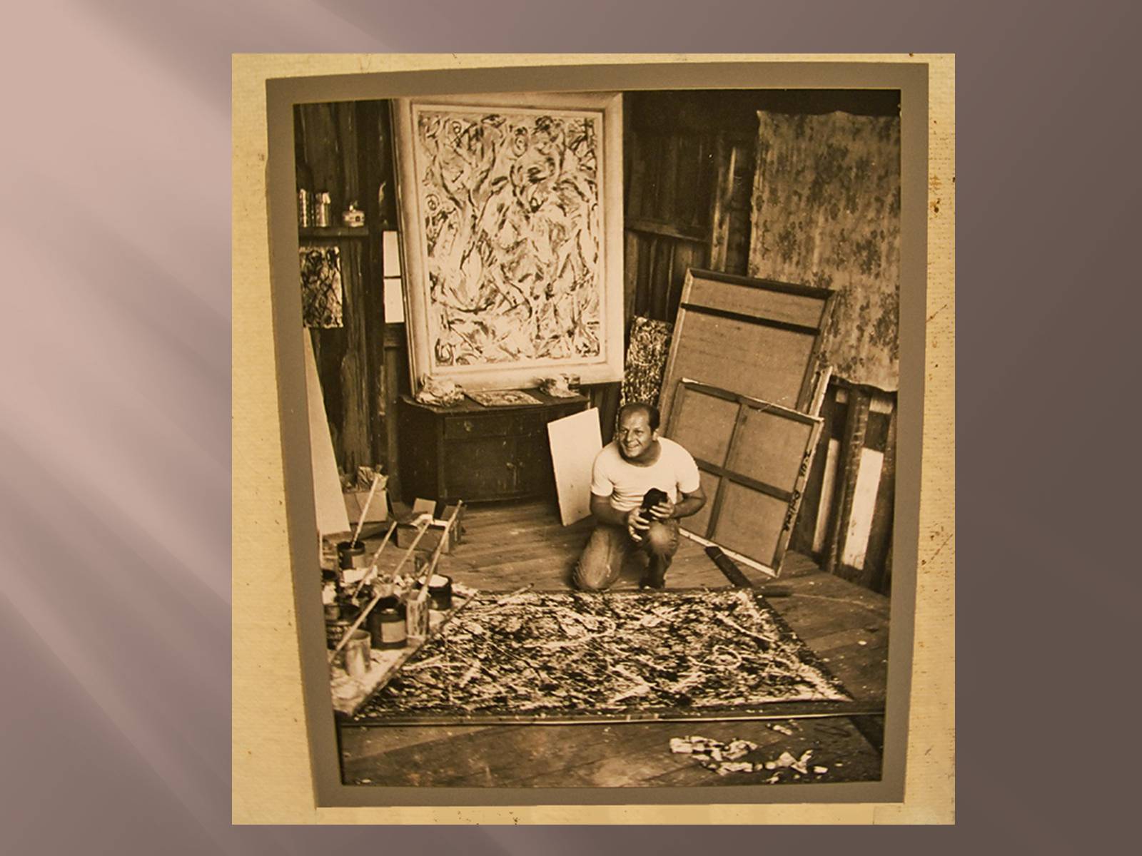 Презентація на тему «Jackson Pollock» (варіант 1) - Слайд #12 Презентація на тему «Jackson Pollock» (варіант 1) - Слайд #12