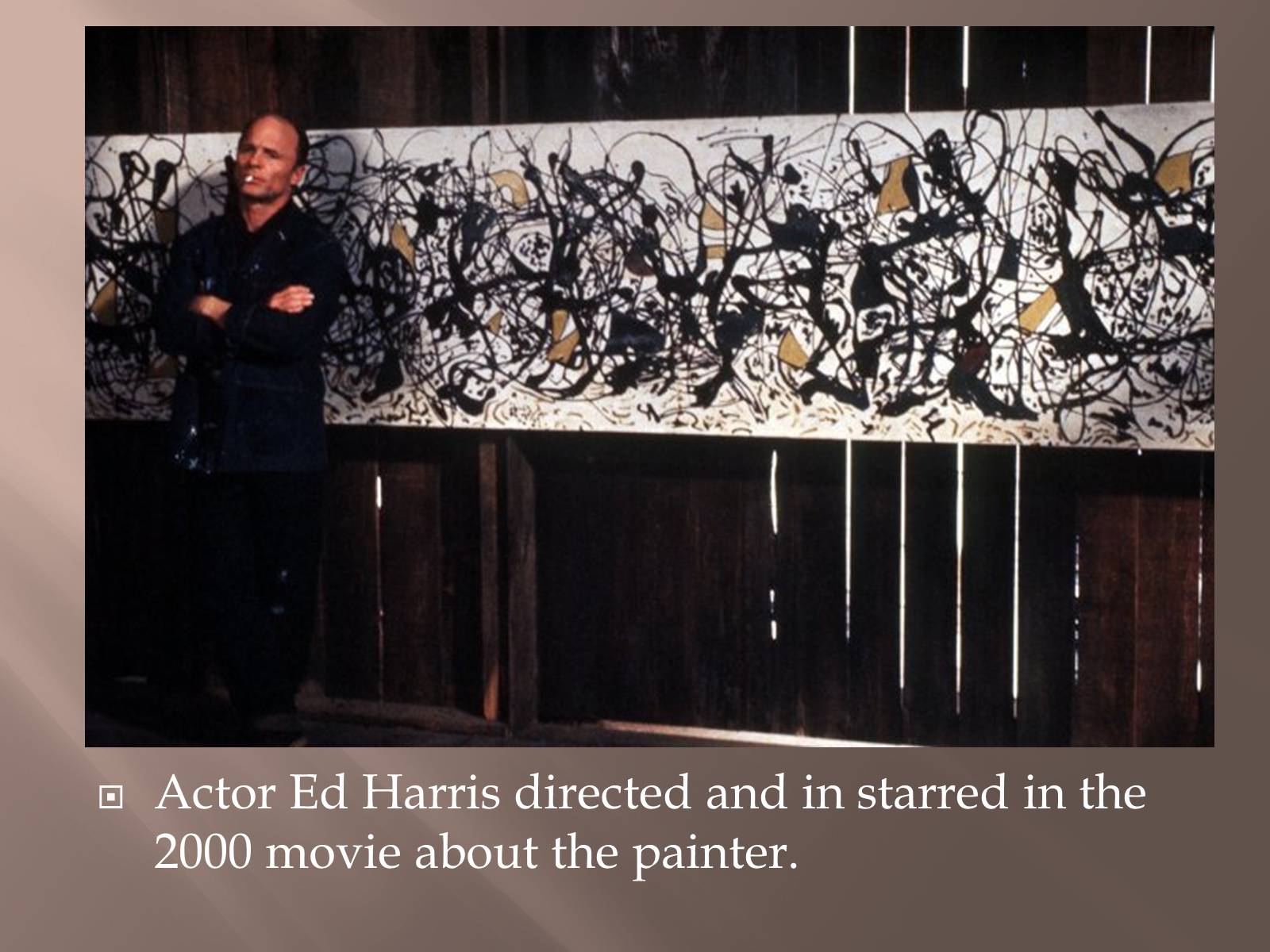 Презентація на тему «Jackson Pollock» (варіант 1) - Слайд #21 Презентація на тему «Jackson Pollock» (варіант 1) - Слайд #21