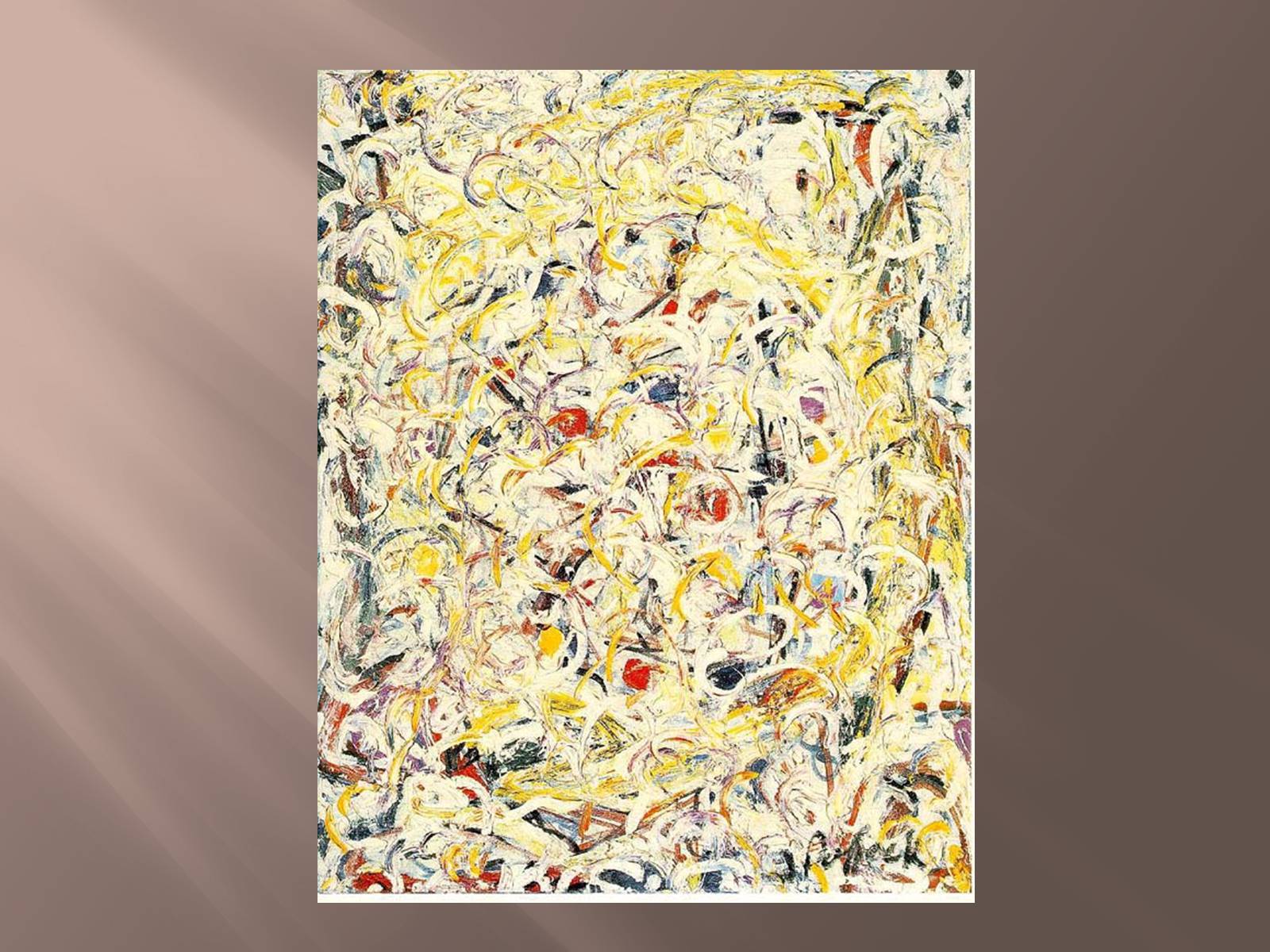 Презентація на тему «Jackson Pollock» (варіант 1) - Слайд #8 Презентація на тему «Jackson Pollock» (варіант 1) - Слайд #8