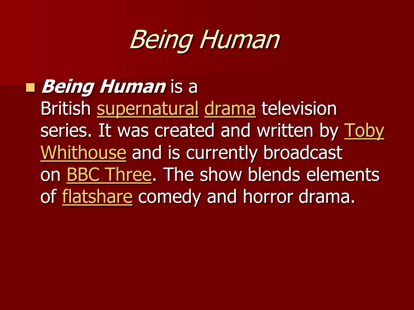 Презентація на тему «British popular TV shows» - Слайд #17 Презентація на тему «British popular TV shows» - Слайд #17