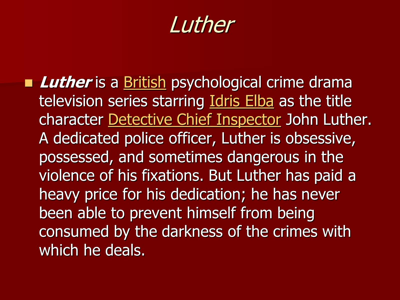 Презентація на тему «British popular TV shows» - Слайд #31 Презентація на тему «British popular TV shows» - Слайд #31