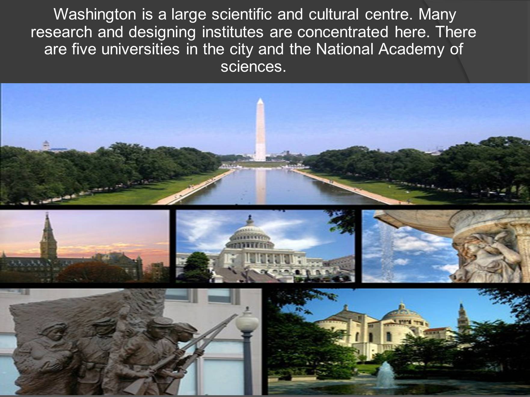 Презентація на тему «Washington D.C.» (варіант 1) - Слайд #10 Презентація на тему «Washington D.C.» (варіант 1) - Слайд #10