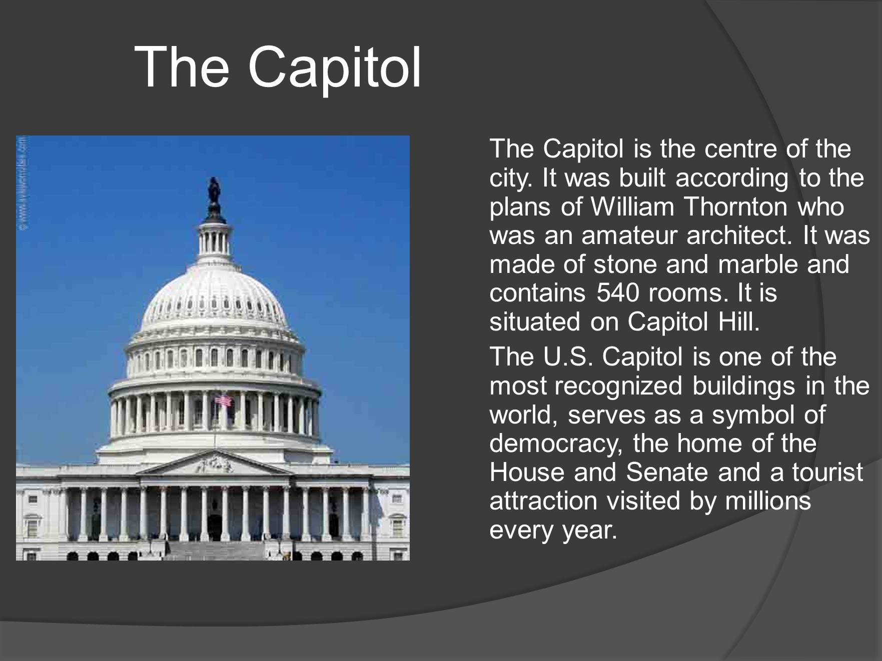 Презентація на тему «Washington D.C.» (варіант 1) - Слайд #3 Презентація на тему «Washington D.C.» (варіант 1) - Слайд #3