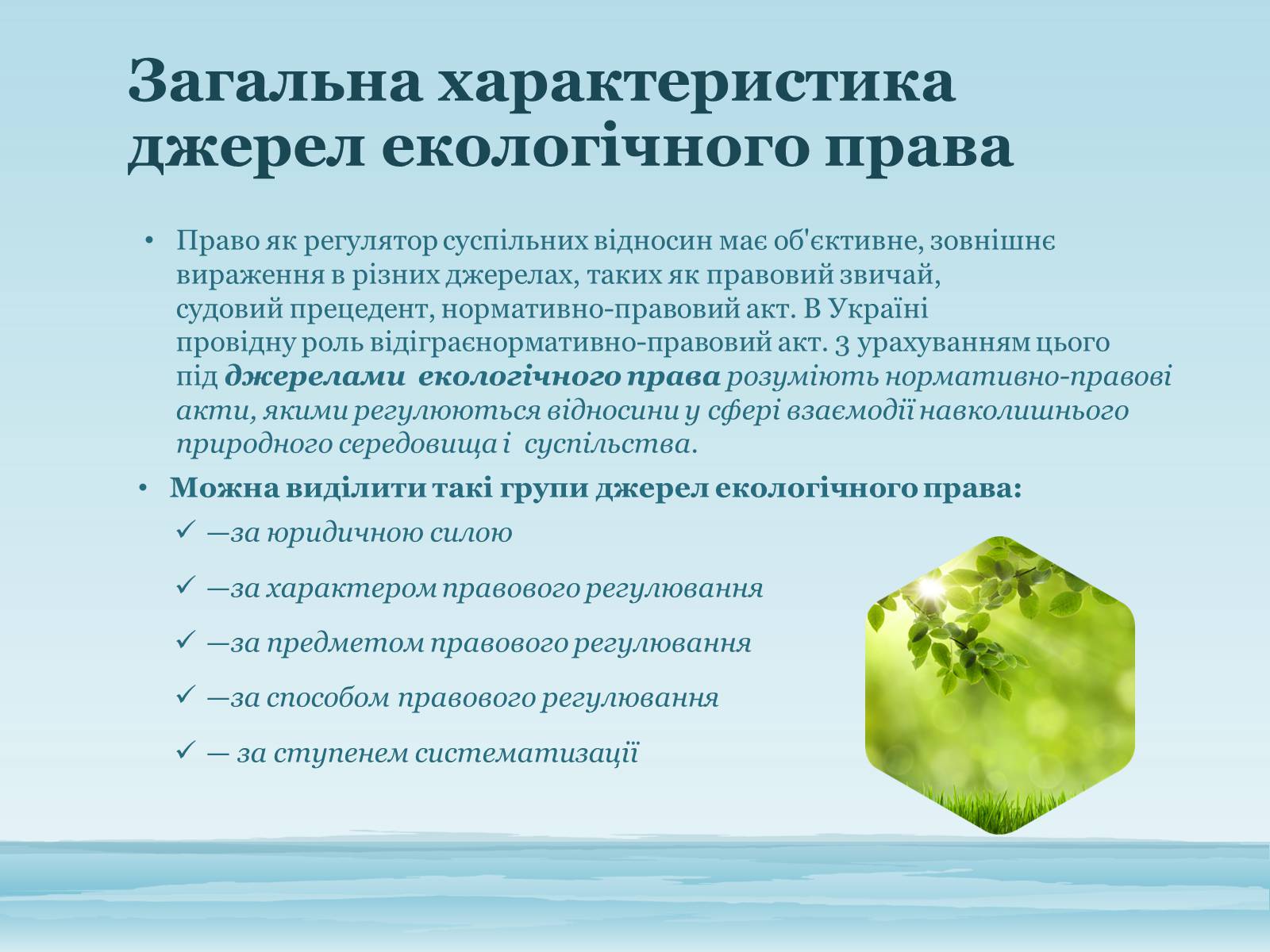 Презентація на тему «Основи екологічного права України» - Слайд #8 Презентація на тему «Основи екологічного права України» - Слайд #8