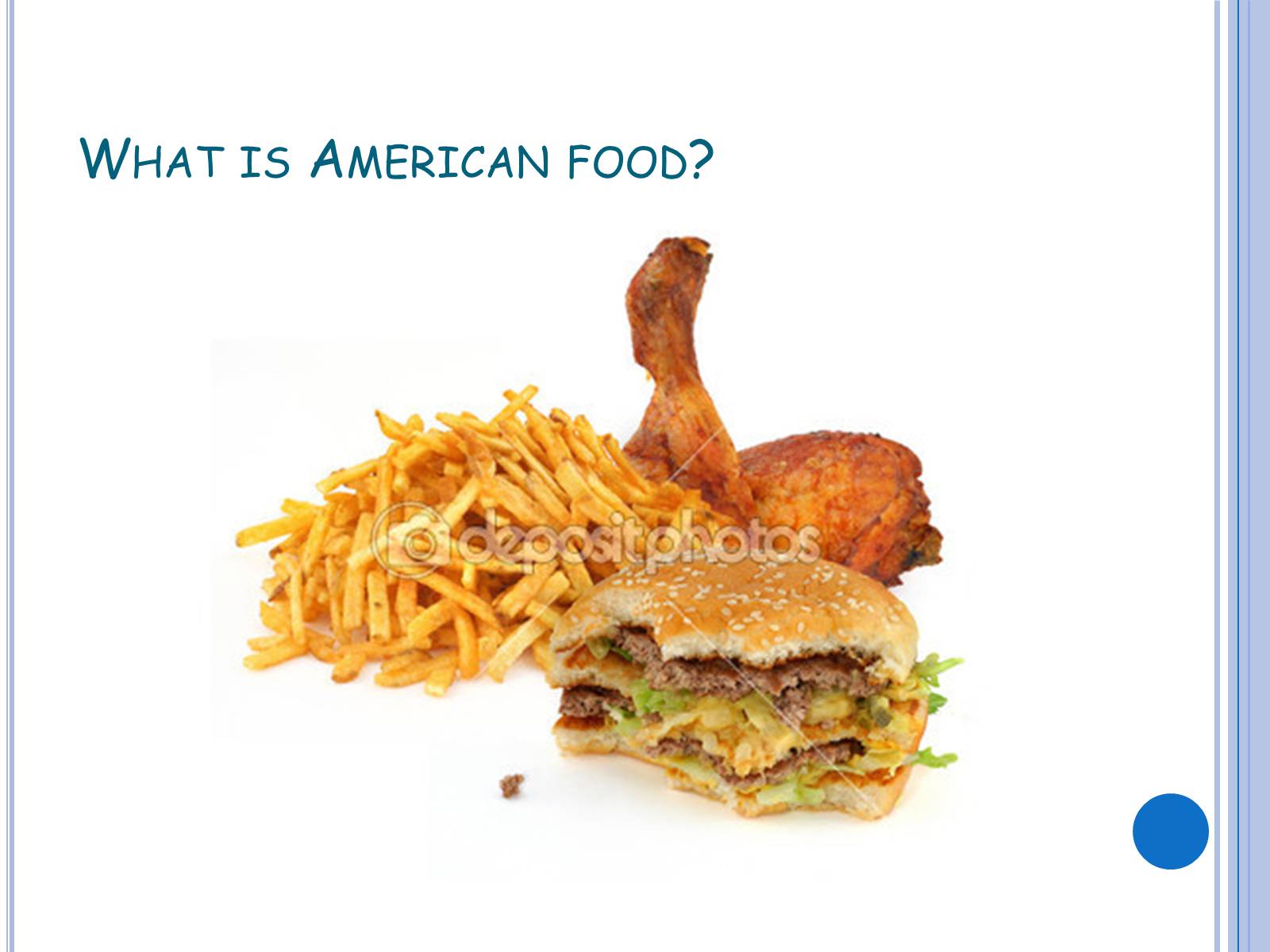 Презентація на тему «American food» (варіант 2) - Слайд #2 Презентація на тему «American food» (варіант 2) - Слайд #2