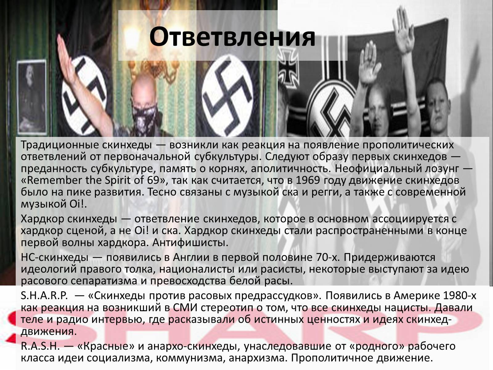 Презентація на тему «Субкультуры» (варіант 2) - Слайд #20 Презентація на тему «Субкультуры» (варіант 2) - Слайд #20