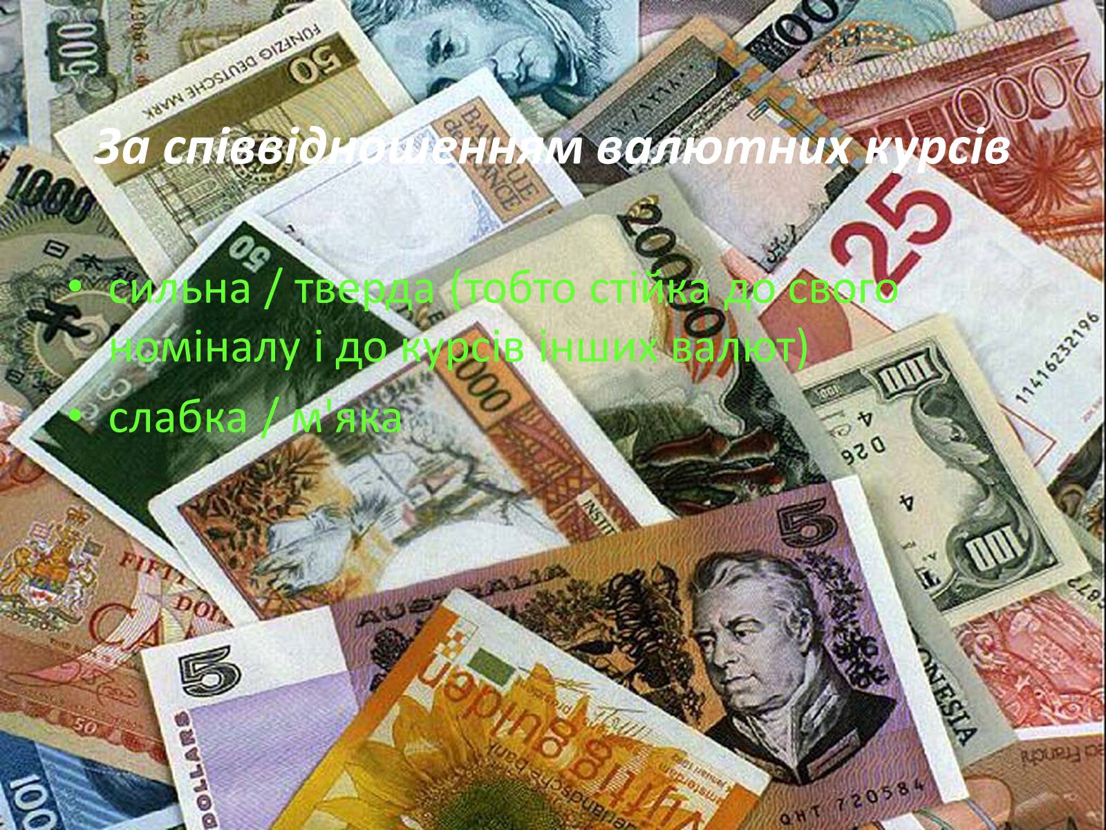 Презентація на тему «Валюти світу» - Слайд #6 Презентація на тему «Валюти світу» - Слайд #6