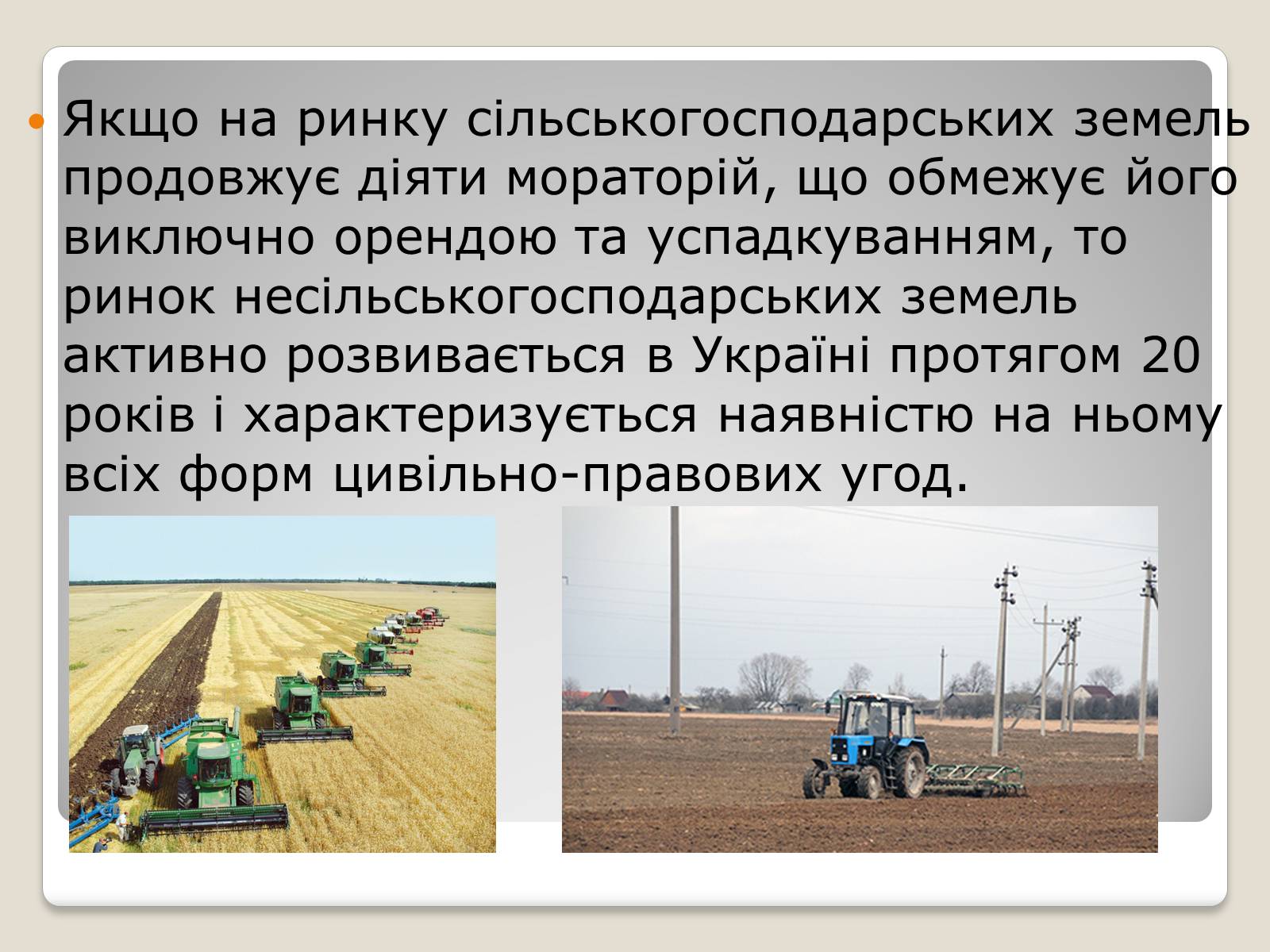 Презентація на тему «Особливості ринку землі в Україні» - Слайд #12 Презентація на тему «Особливості ринку землі в Україні» - Слайд #12