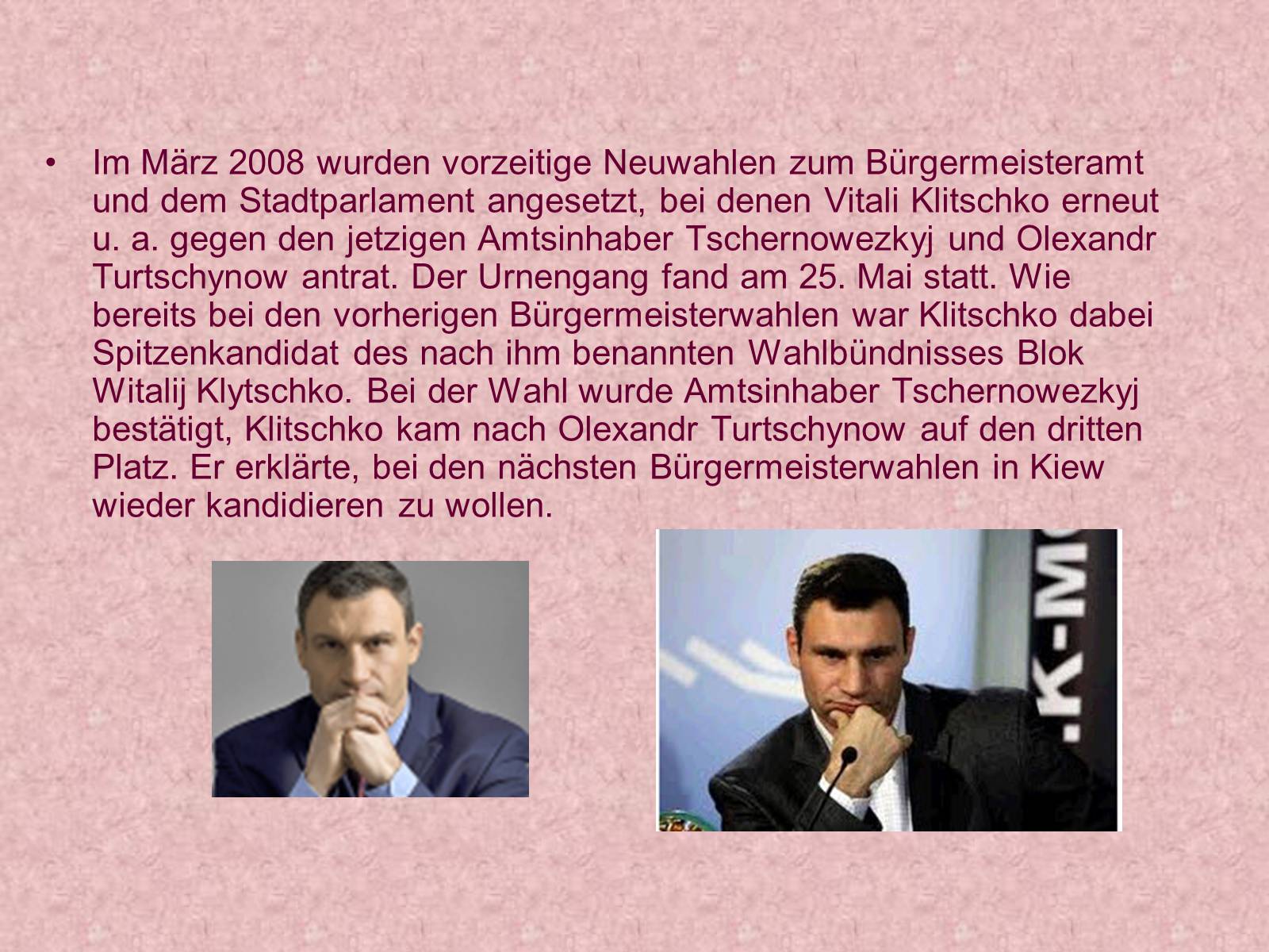 Презентація на тему «Vitalij Klitschko» - Слайд #7 Презентація на тему «Vitalij Klitschko» - Слайд #7